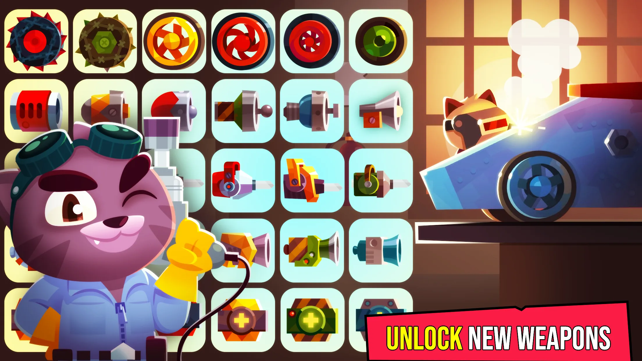 CATS: Crash Arena Turbo Stars v3.34.1 APK Мод (Меню, Режим бога) Screenshot 3
