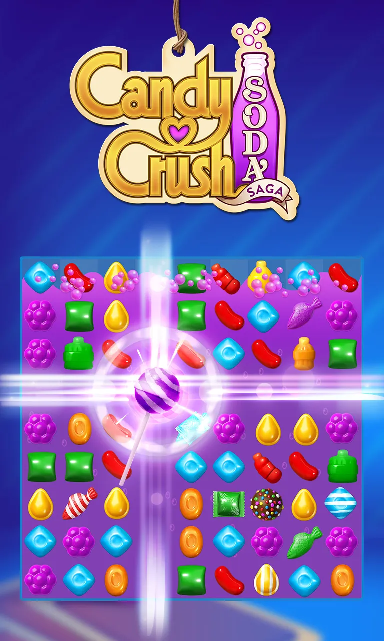 Candy Crush Soda Saga v1.318.4 APK Мод (Много ходов) Screenshot 1