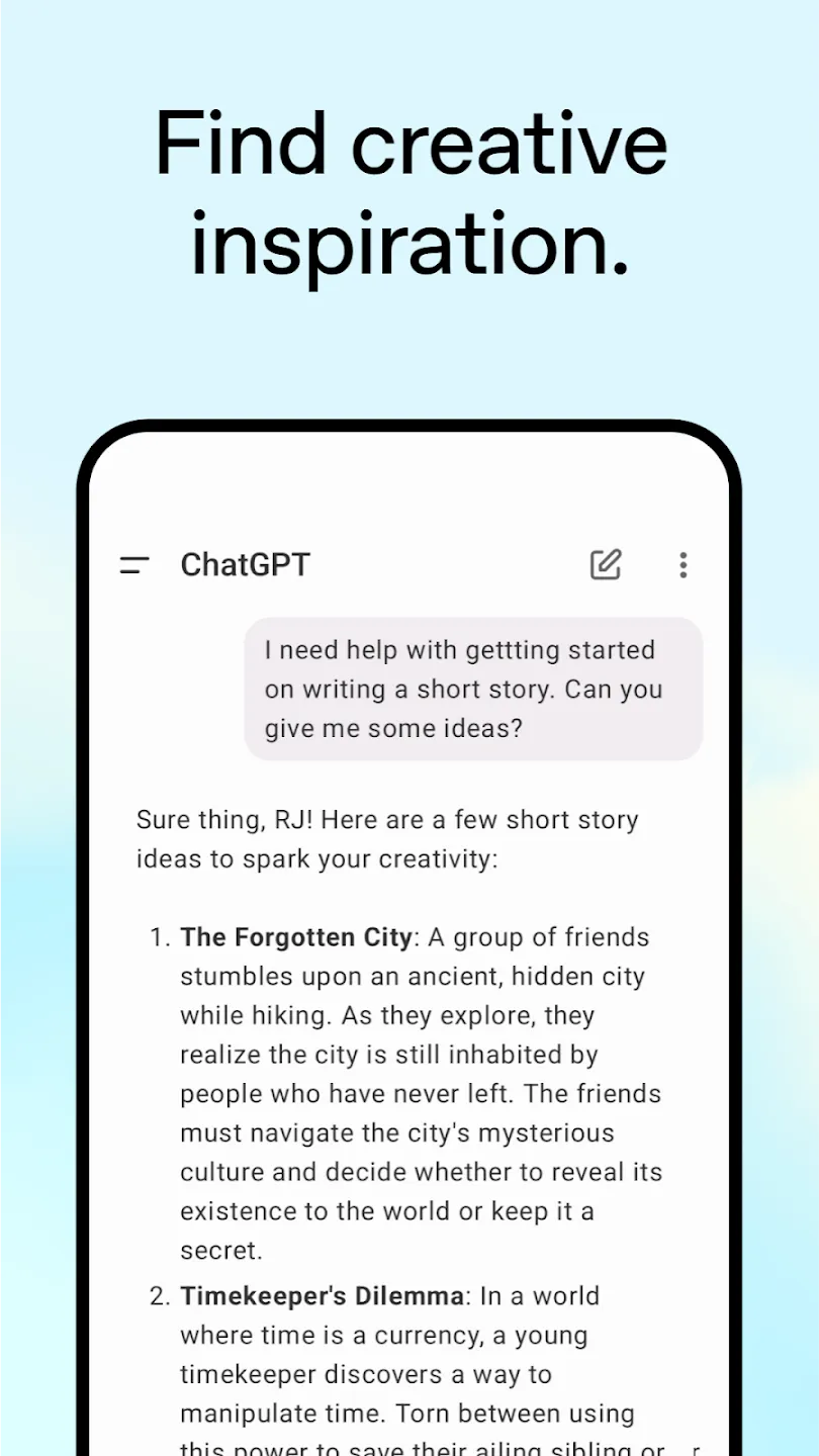ChatGPT v1.2026.090 APK Мод (Всё открыто, Plus, Premium) Screenshot 3