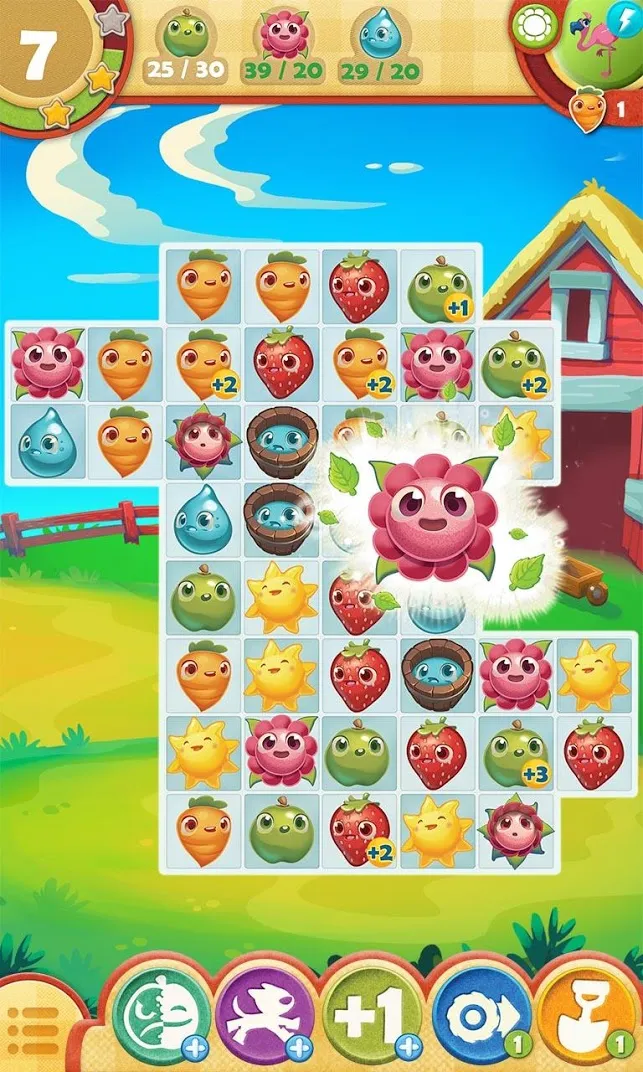 Farm Heroes Saga [мод: много бустеров] Screenshot 3