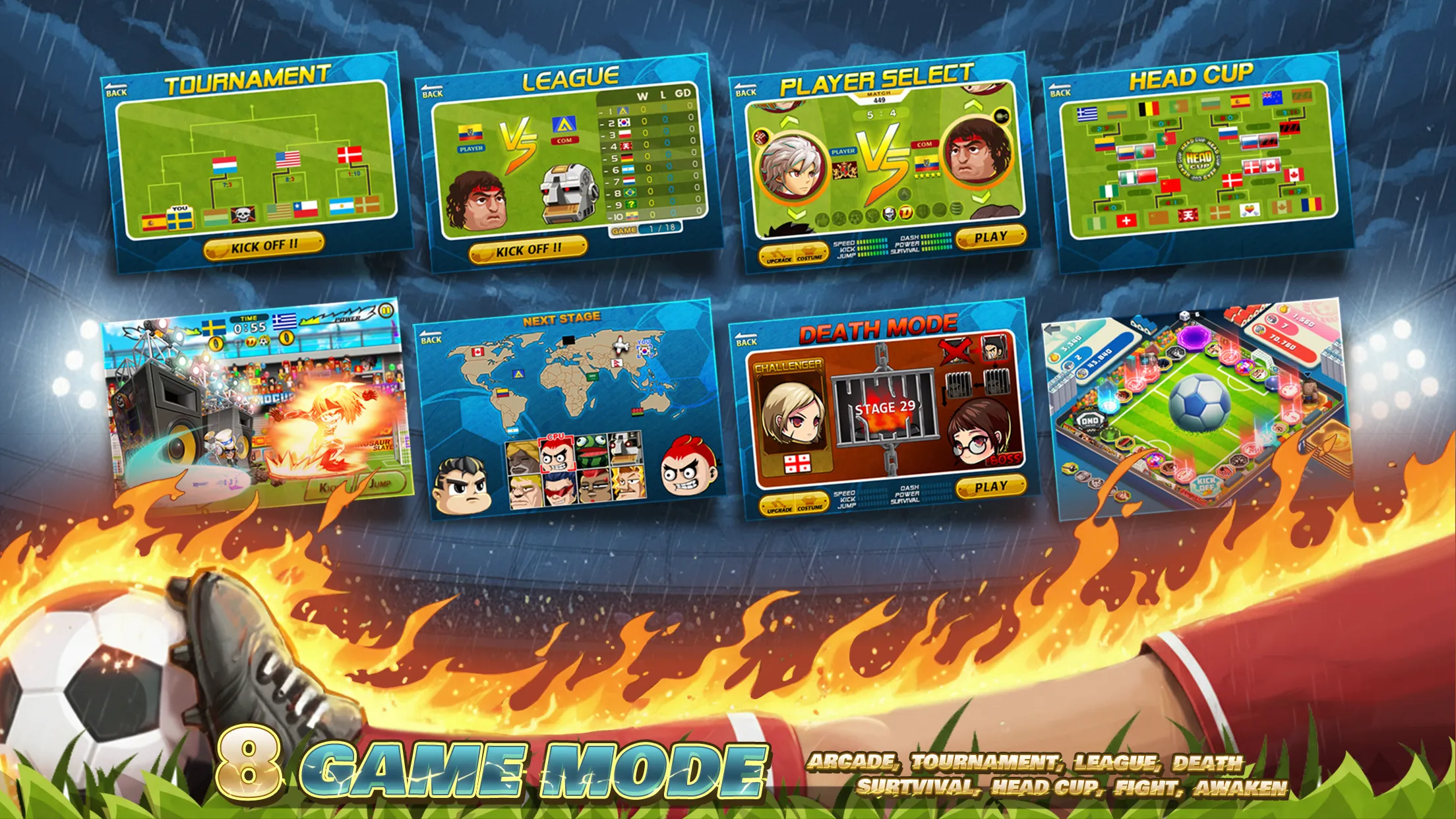 Head Soccer v7.1.4 APK Мод (Много денег) Screenshot 2