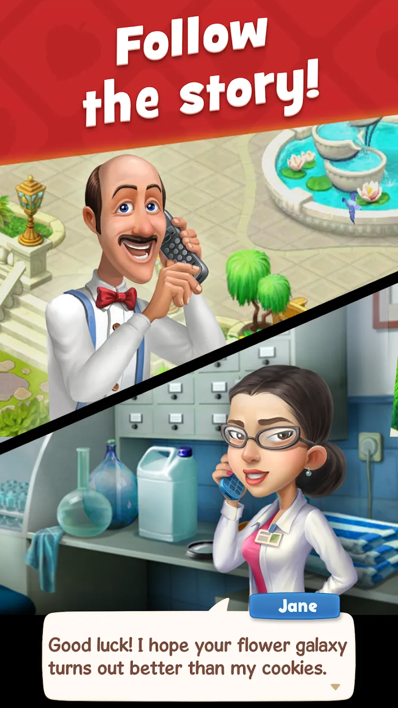 Gardenscapes v9.6.0 APK Мод (Много денег) Screenshot 3