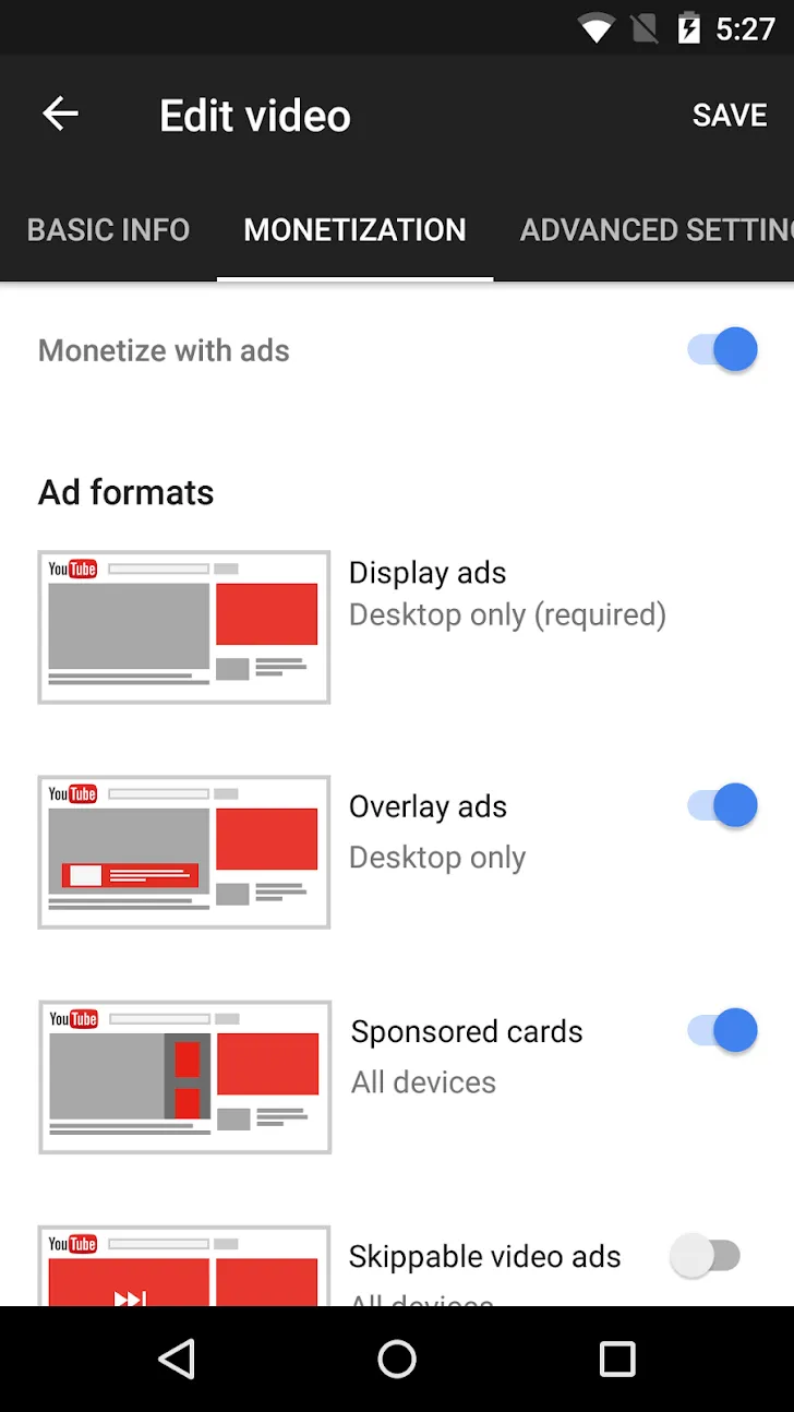 Творческая студия YouTube Screenshot 5