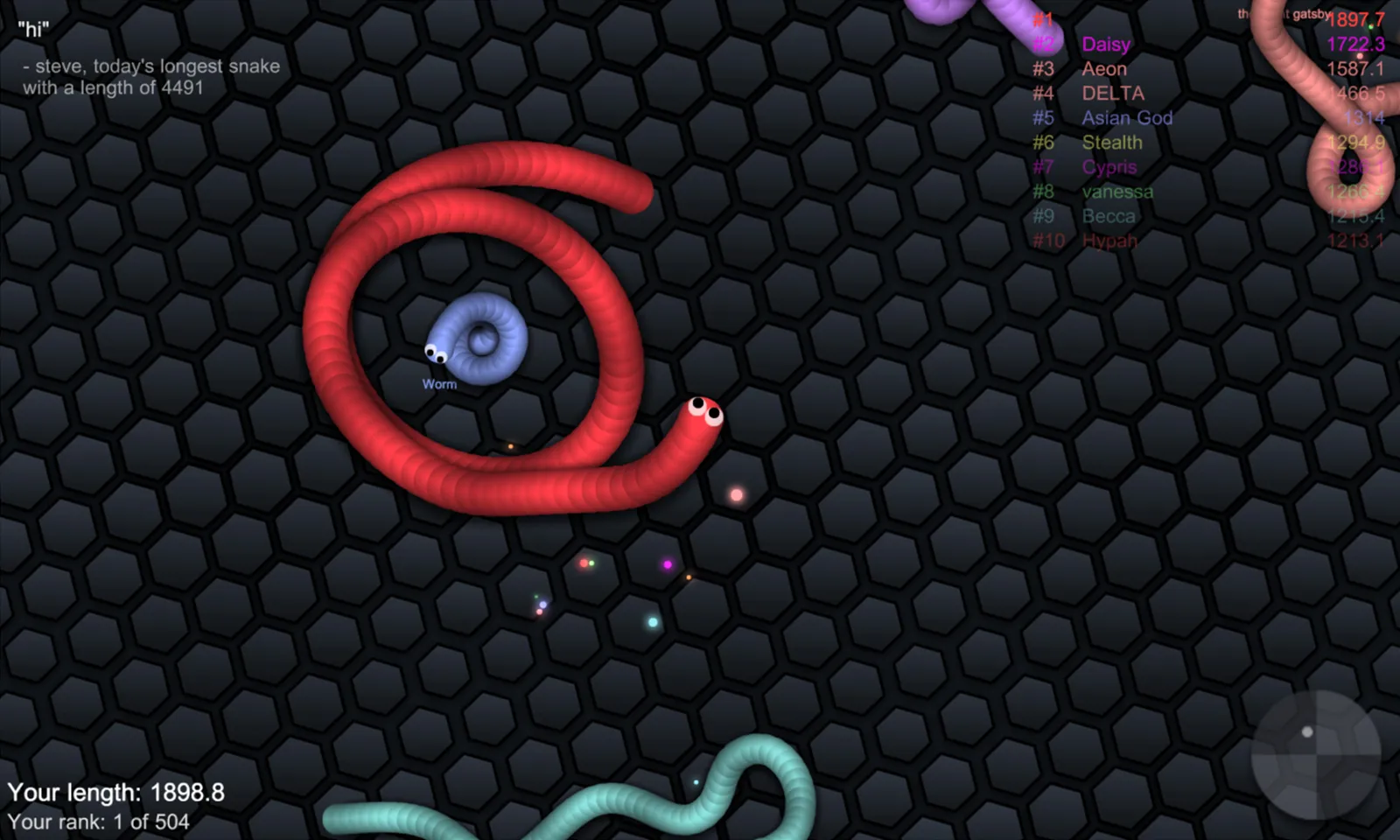slither.io [мод: без рекламы] Screenshot 4