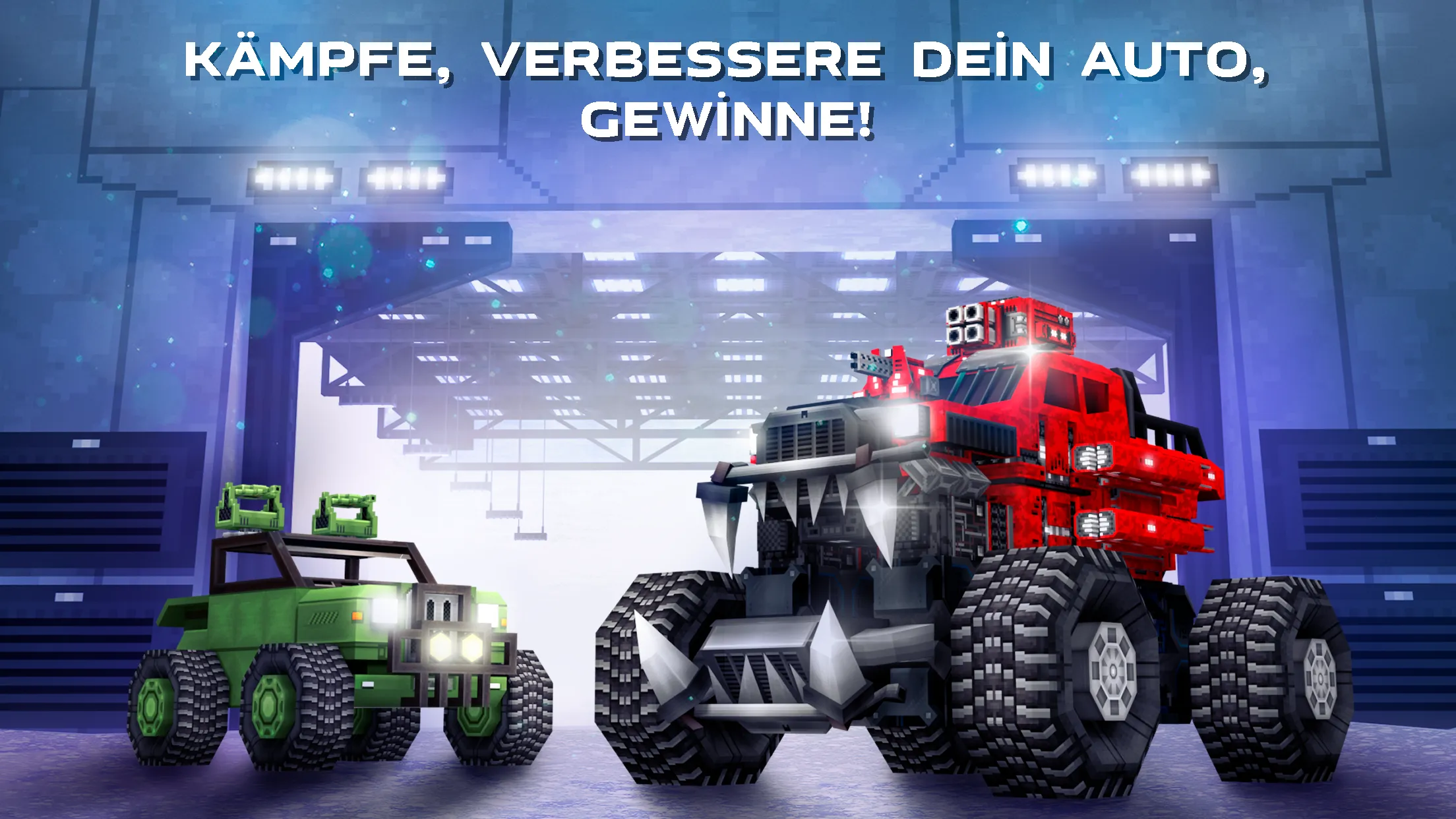 Blocky Cars Online v8.10.2 APK Мод (Меню, Много урона, Режим бога) Screenshot 5