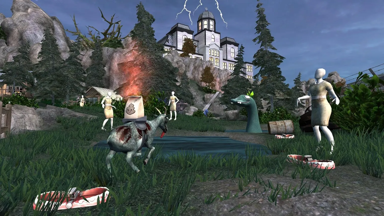 Goat Simulator GoatZ [мод: полная версия] Screenshot 2