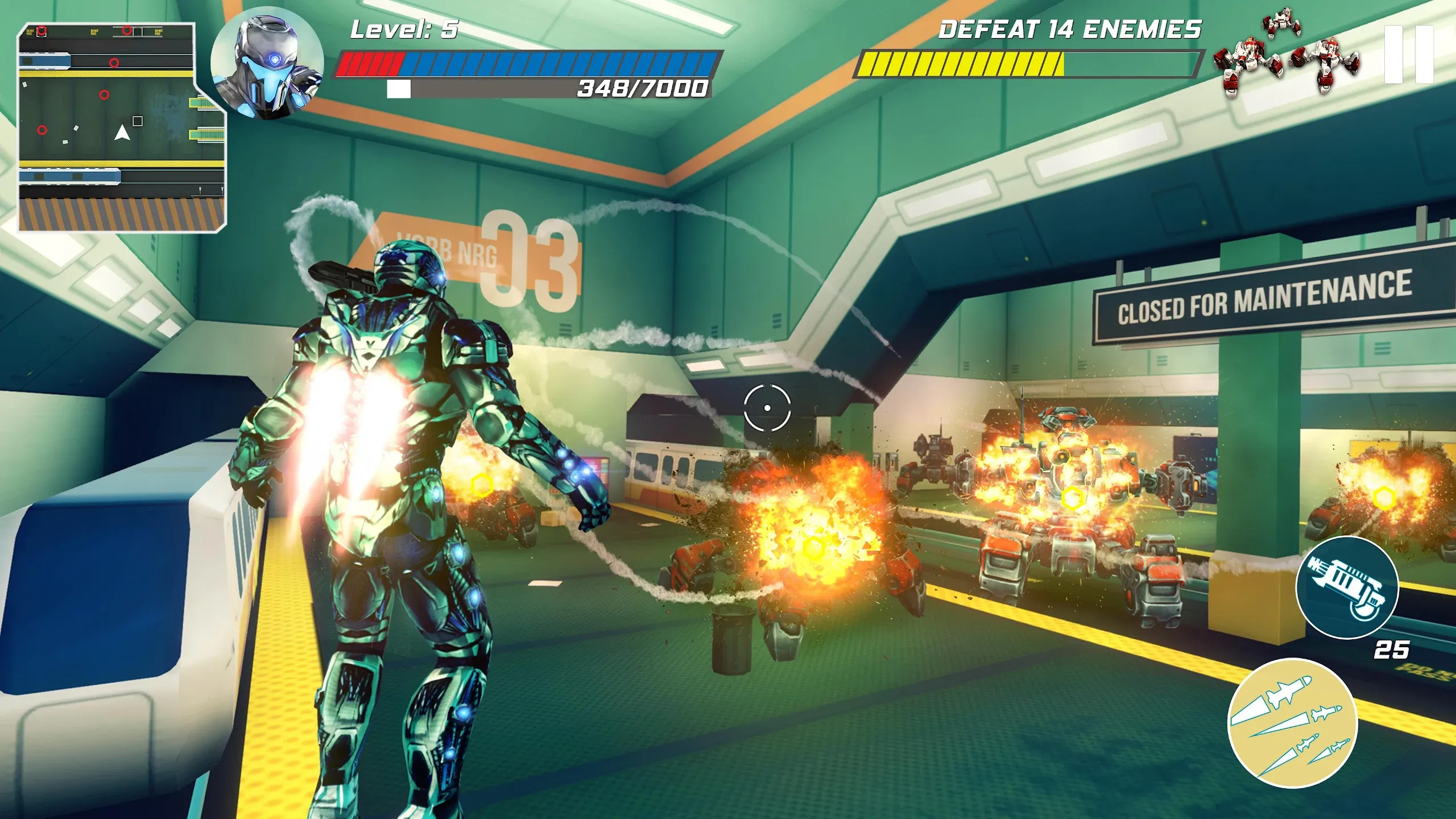 Iron Avenger Origins RPG v6.43 APK Мод (Меню, Режим бога, Тупой враг) Screenshot 5