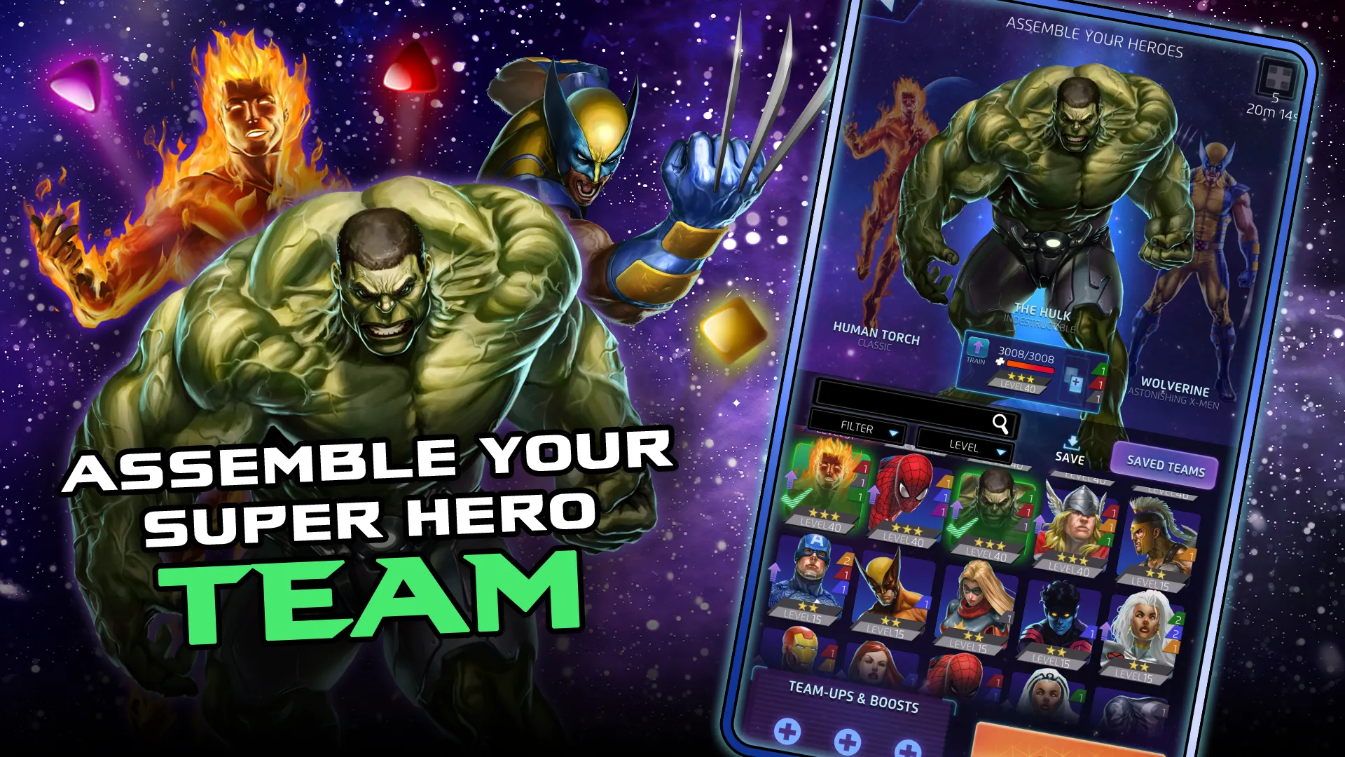 MARVEL Puzzle Quest v330.712534 APK Мод (Много денег) Screenshot 3