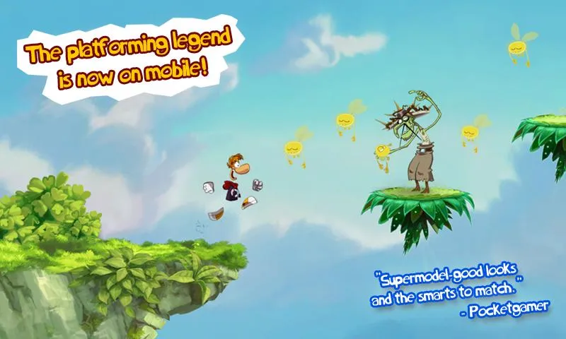 Rayman Jungle Run [мод: всё открыто] Screenshot 2