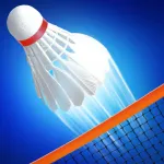 Взломанный Badminton Blitz, бесплатная спортивная онлайн-игра [мод: без рекламы] на Андроид