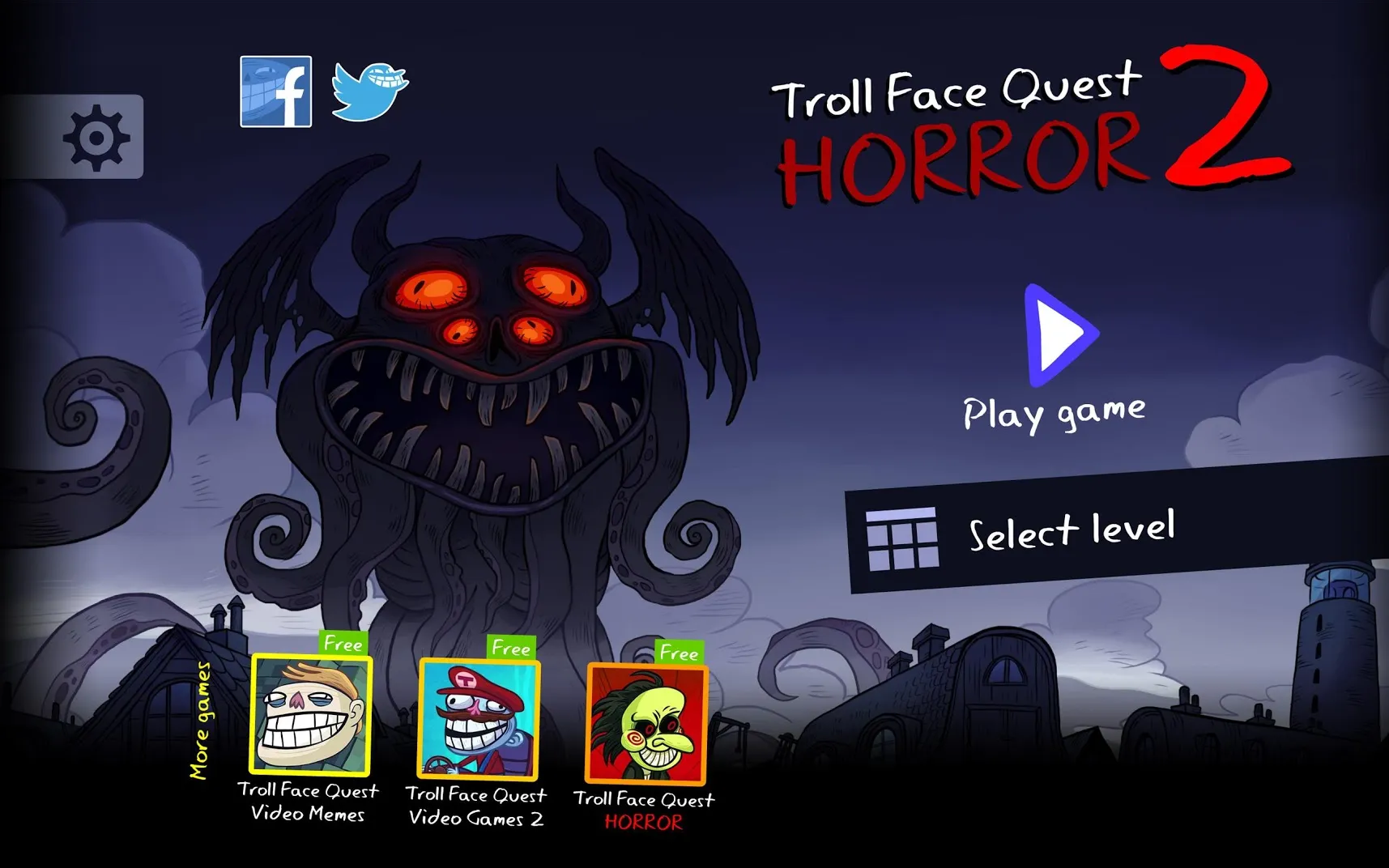 Troll Face Quest: Horror 2 Screenshot 1