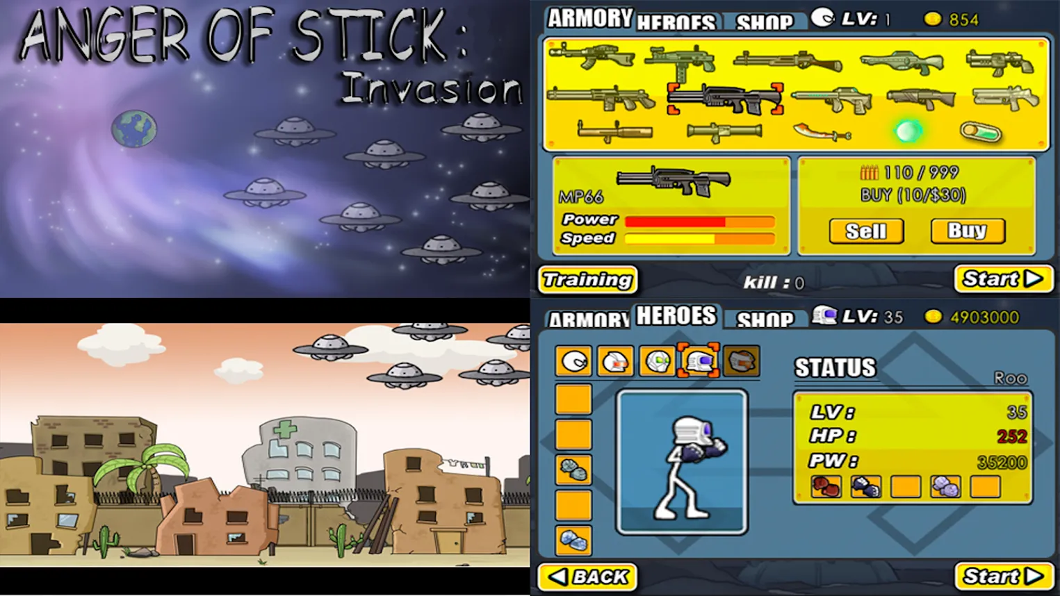 Anger of Stick 1 [мод: бесплатные покупки] Screenshot 1