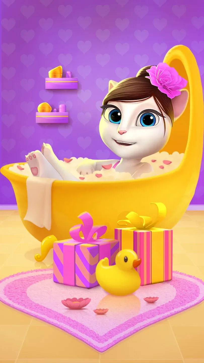 Моя Говорящая Анджела v26.3.10.8650 APK Мод (Много денег) Screenshot 3