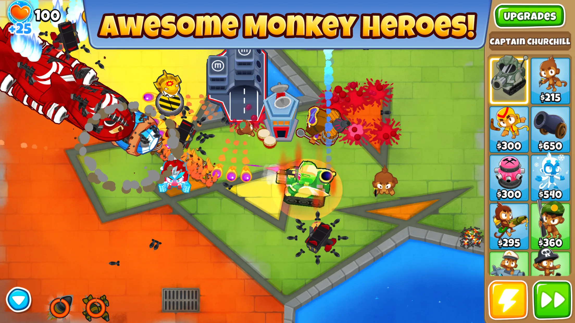 Bloons TD 6 v54.3 APK Мод (Меню, Режим бога, Всё открыто) Screenshot 1 Bloons TD 6 v54.3 APK Мод (Меню, Режим бога, Всё открыто) Screenshot 1