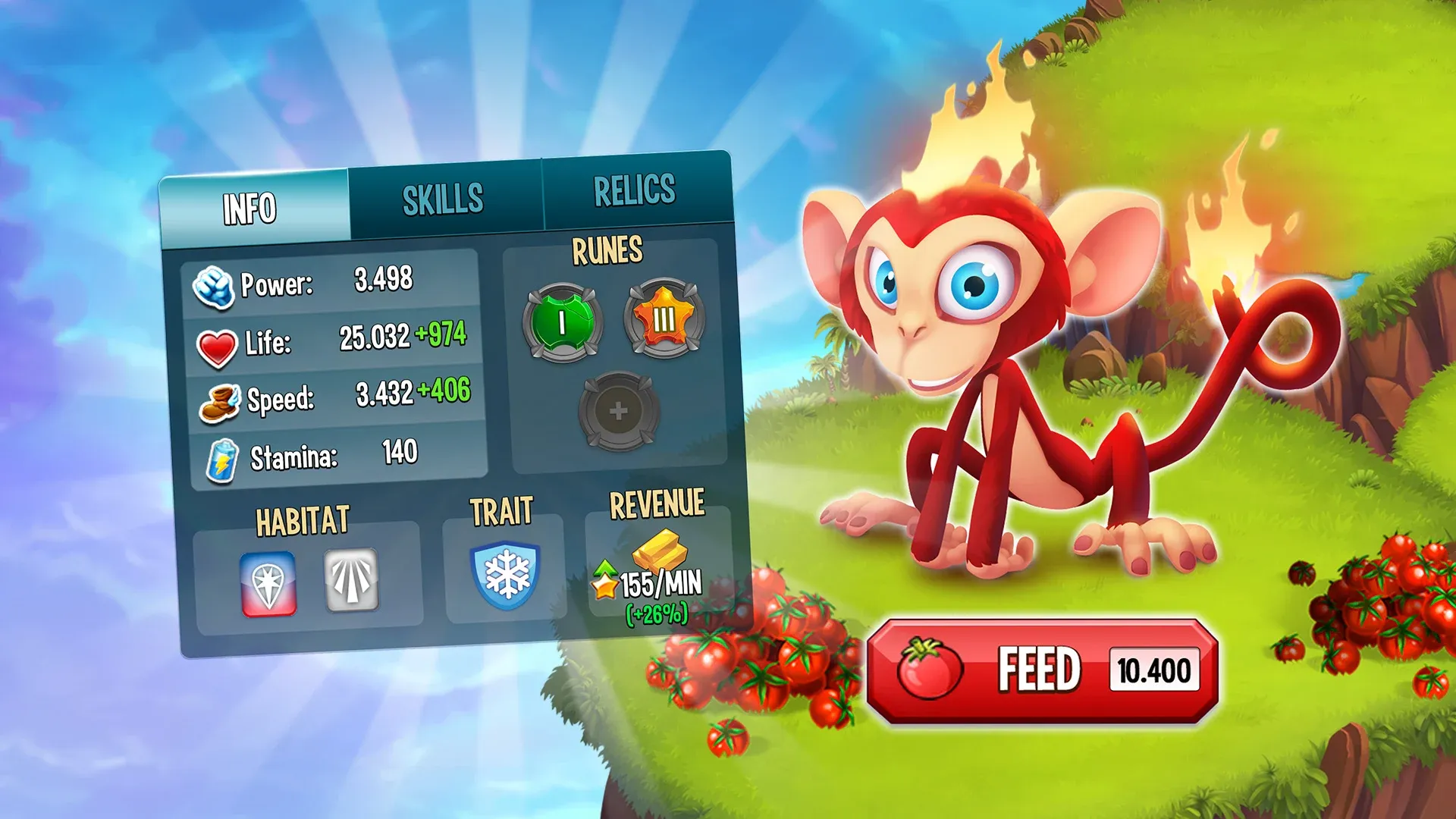 Легенды о монстрах v19.4 APK Мод (Меню, Всегда победа) Screenshot 1