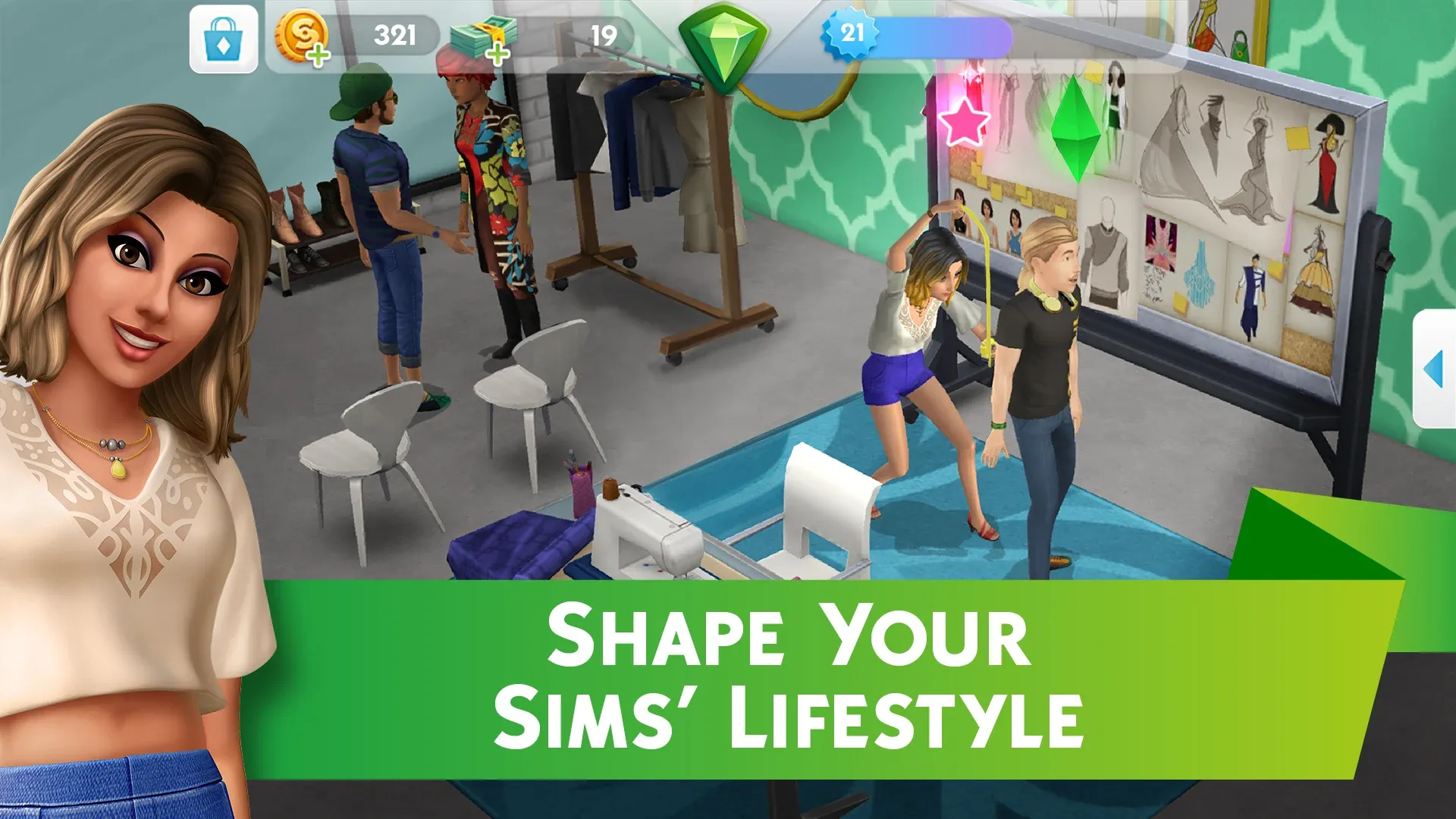 The Sims™ Mobile v52.0.0.164239 APK Мод (Много денег) Screenshot 3