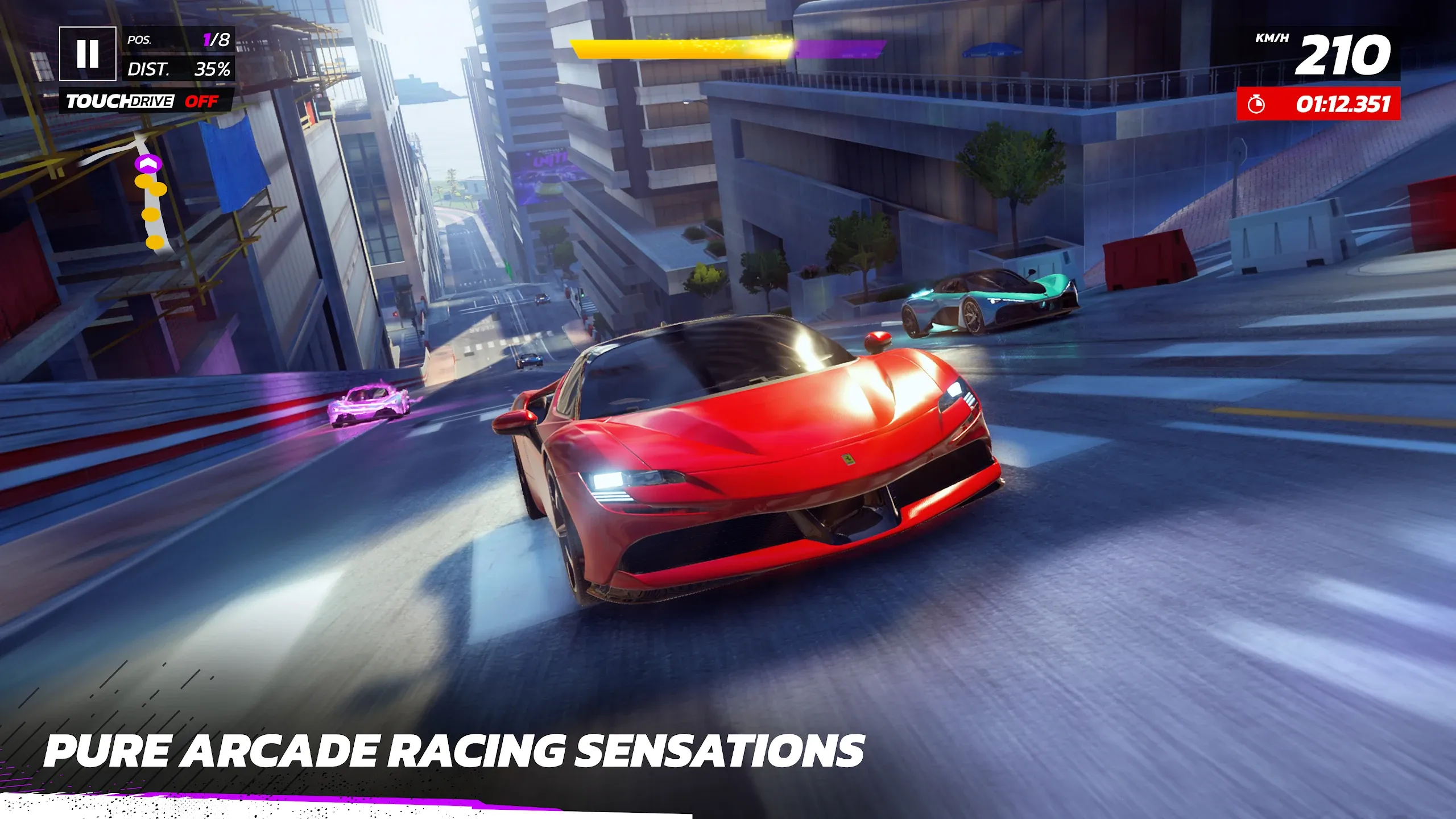 Asphalt Legends Unite v50.1.1a APK Мод (Меню, Без рекламы, Скорость) Screenshot 2