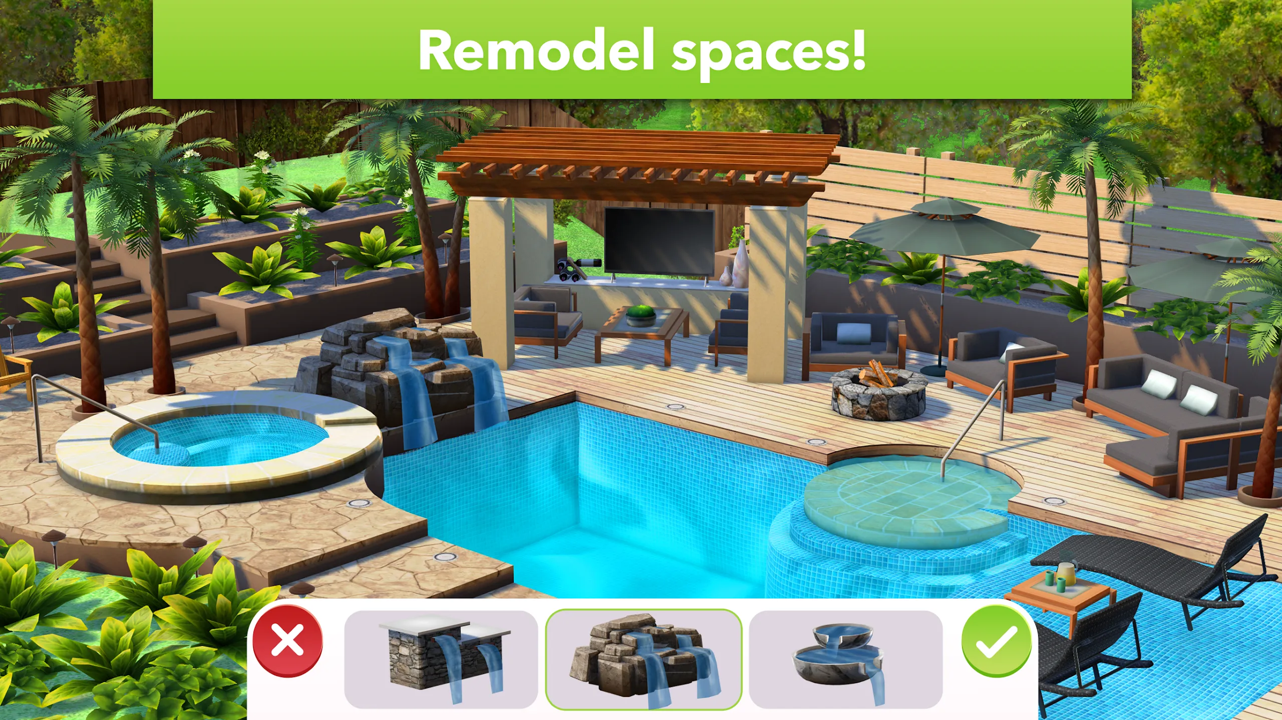 Home Design Makeover v6.8.4g APK Мод (Меню, Много денег, АнтиБан) Screenshot 1