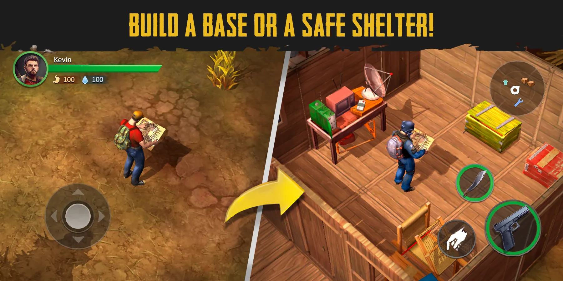 Live or Die: Survival Pro v0.5.8 APK Мод (Меню, Бесплатный крафт, 1000 уровень, Золото) Screenshot 5