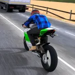 Скачать взлом Moto Traffic Race Мод (Много денег) на Андроид