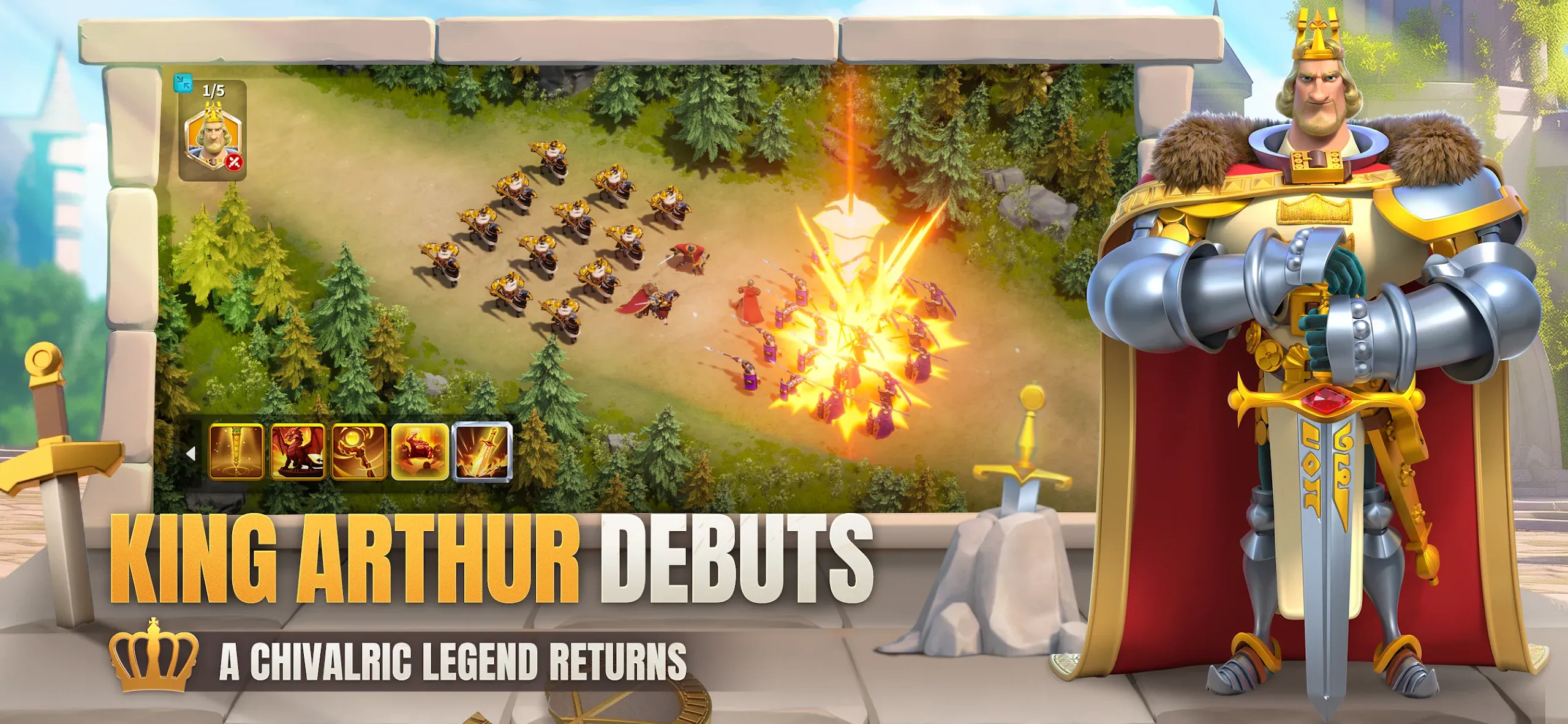 Rise of Kingdoms: Lost Crusade v1.1.7.26 APK Мод (Мультипликатор скорости) Screenshot 1