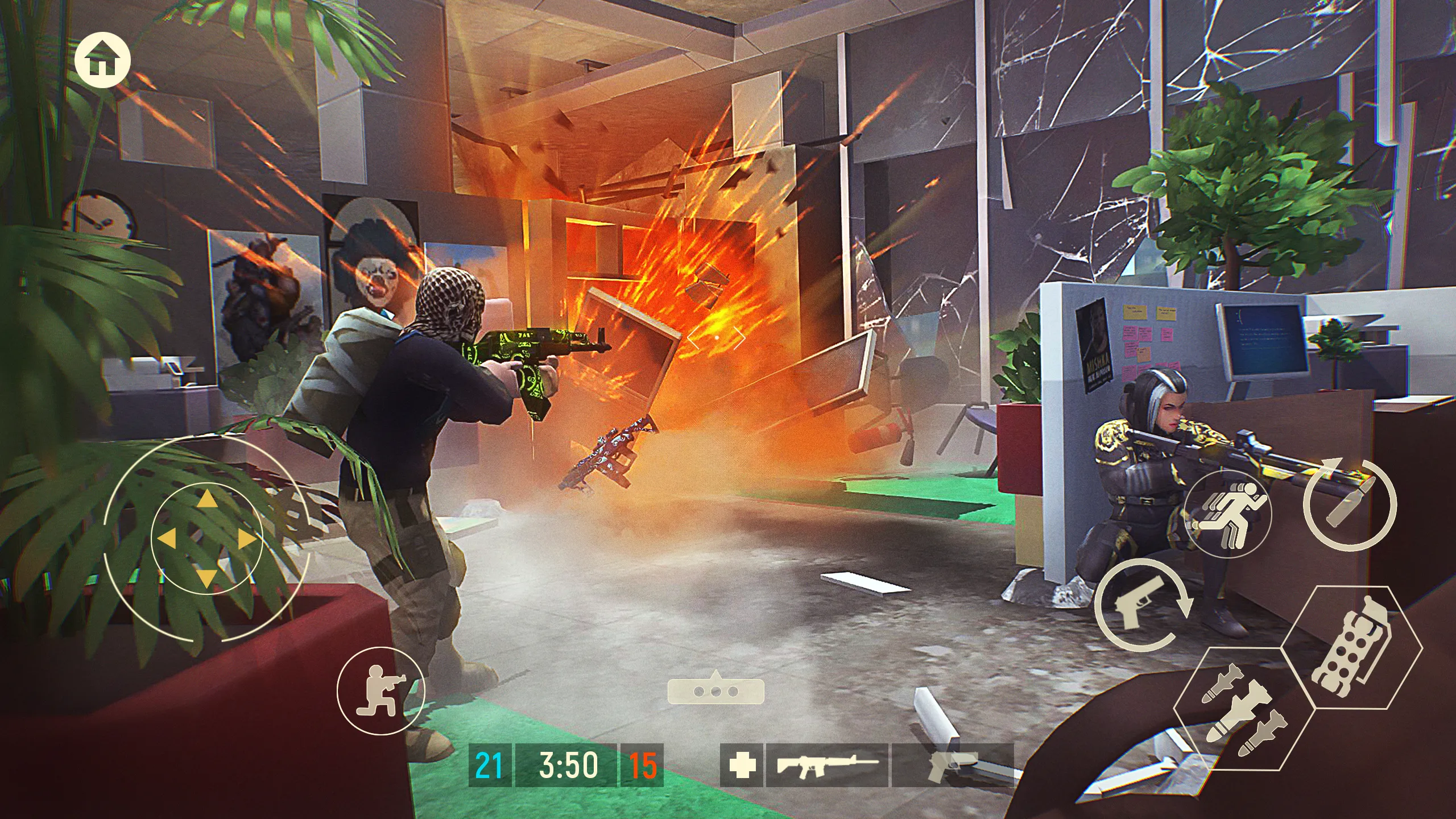 Tacticool: Экшен шутер 5v5 v2.13.10 APK Мод (Мега Меню, Счет 1000, Тупые боты) Screenshot 1