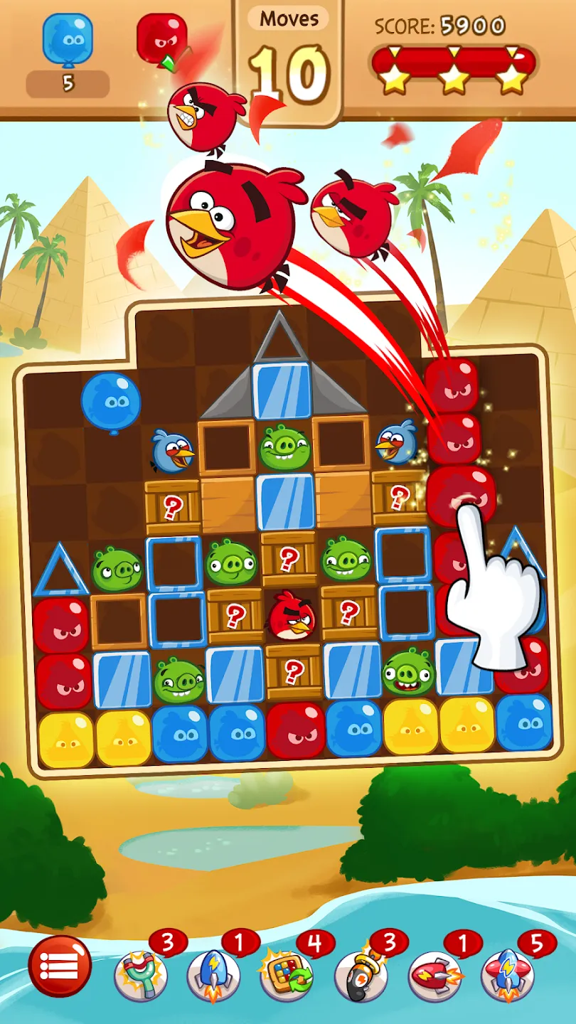 Angry Birds Blast v2.8.4 APK Мод (Много ходов) Screenshot 2