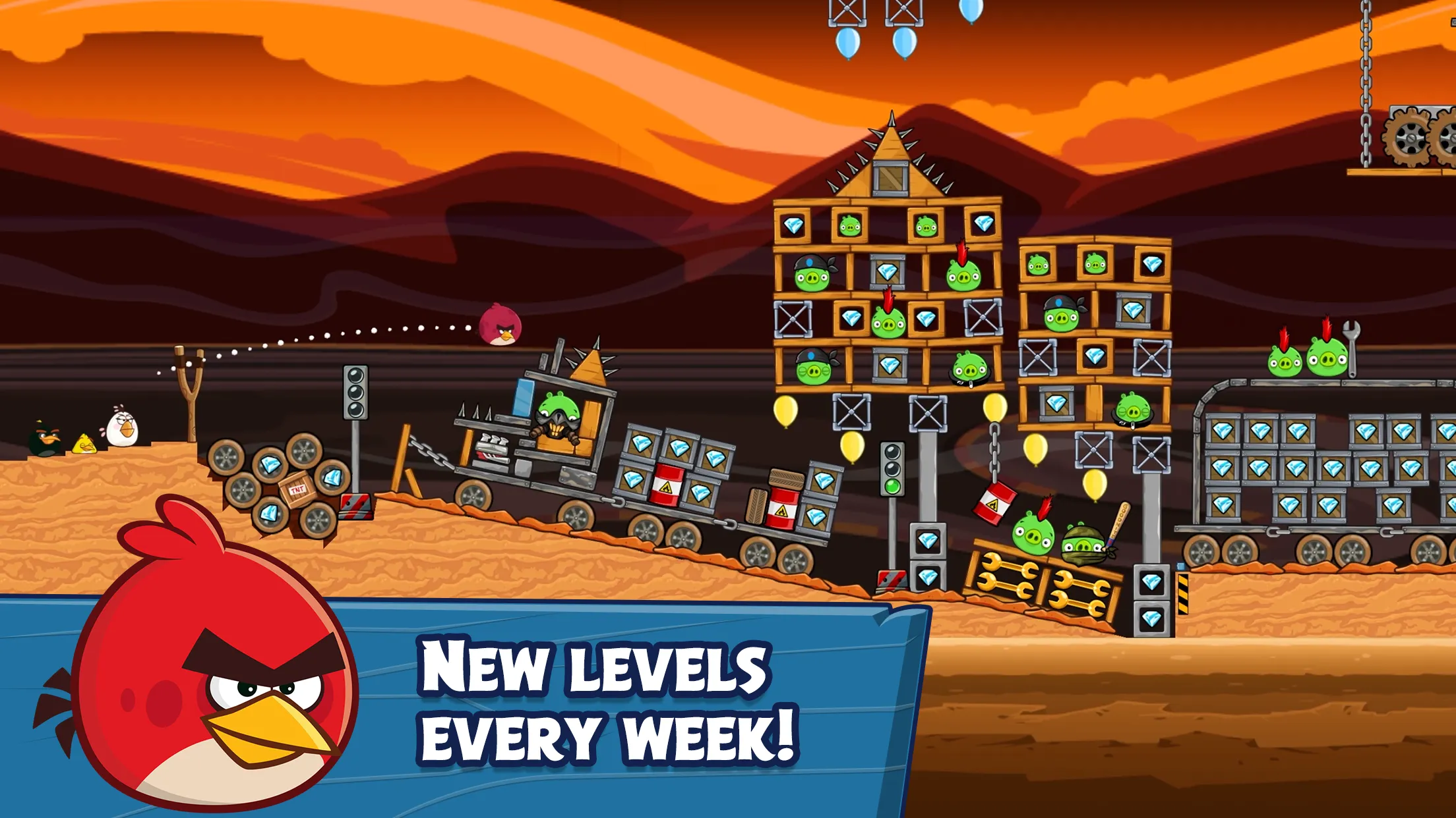 Angry Birds Friends v14.3.0 APK Мод (Меню, Много бустеров) Screenshot 2