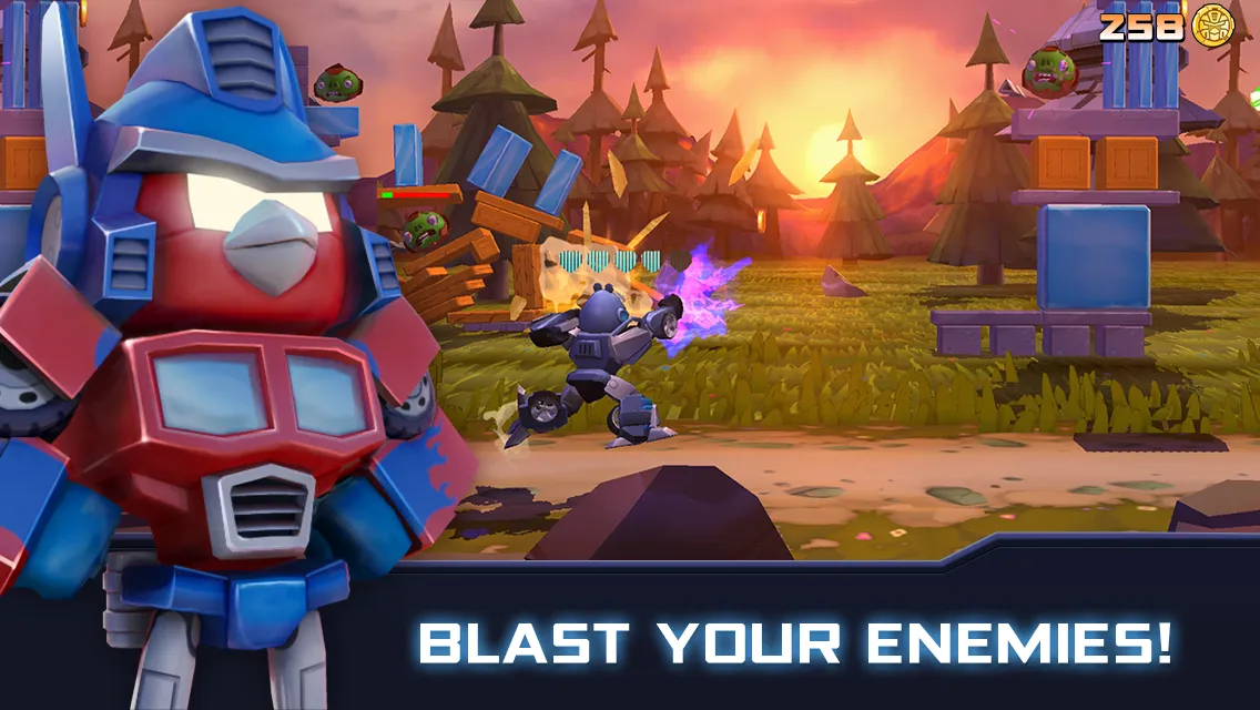 Angry Birds Transformers v2.39.0 APK Мод (Много денег) Screenshot 1