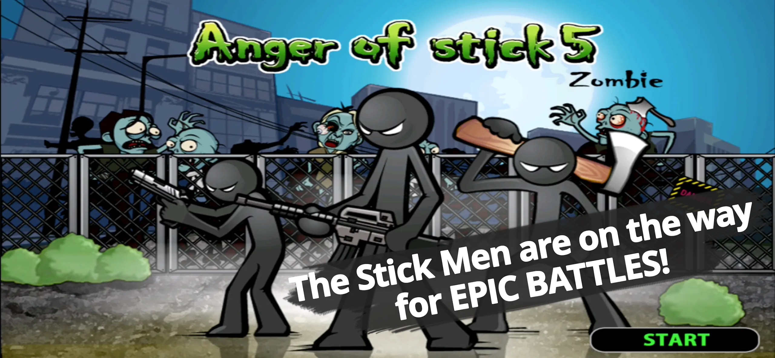 Anger of Stick 5: Zombie v1.1.94 APK Мод (Много денег) Screenshot 1