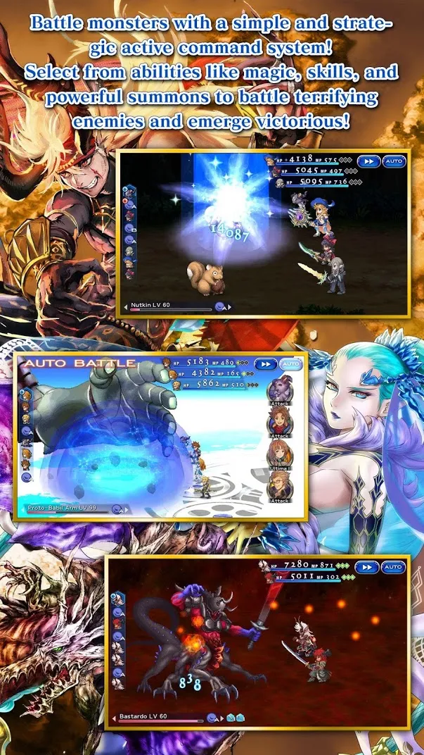 FINAL FANTASY DIMENSIONS II [мод: режим бога] Screenshot 5