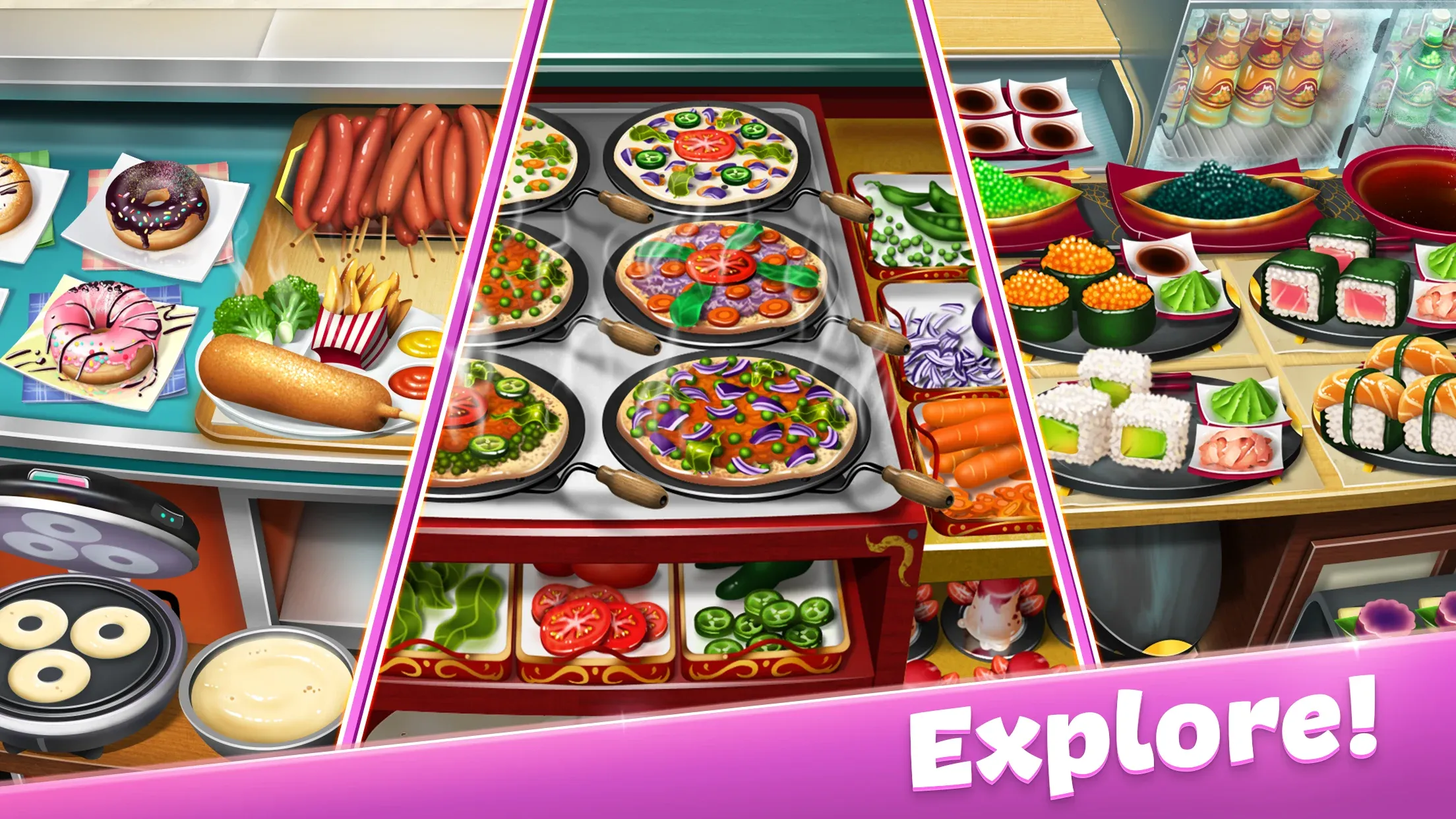 Кухонная Лихорадка: кафе мечты v26.2.6 APK Мод (Много денег) Screenshot 2