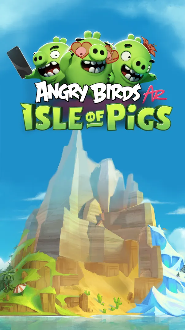 Angry Birds AR: Isle of Pigs Screenshot 1 Angry Birds AR: Isle of Pigs Screenshot 1