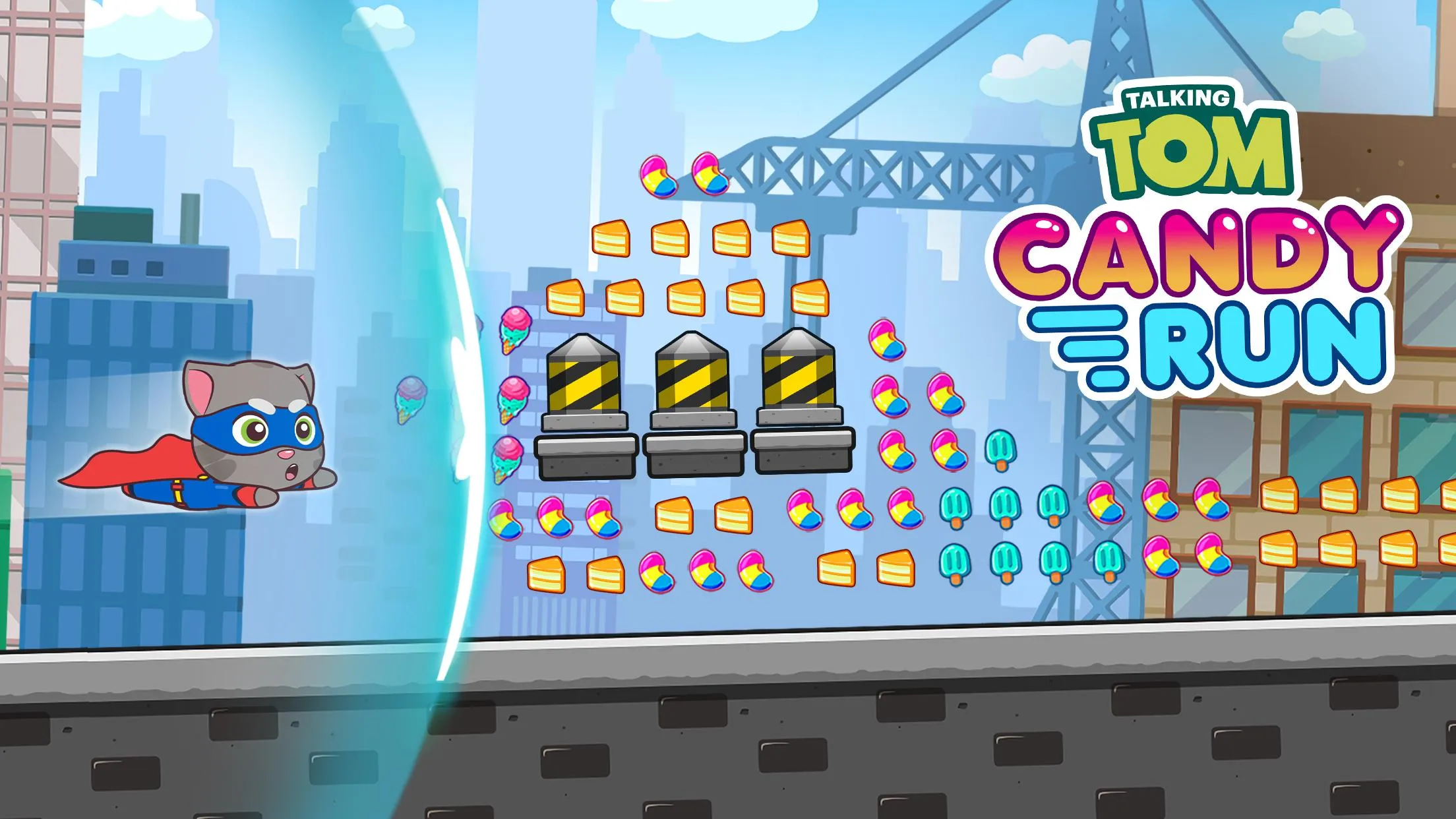 Говорящий Том: за конфетами! v1.6.2.377 APK Мод (Много денег) Screenshot 1