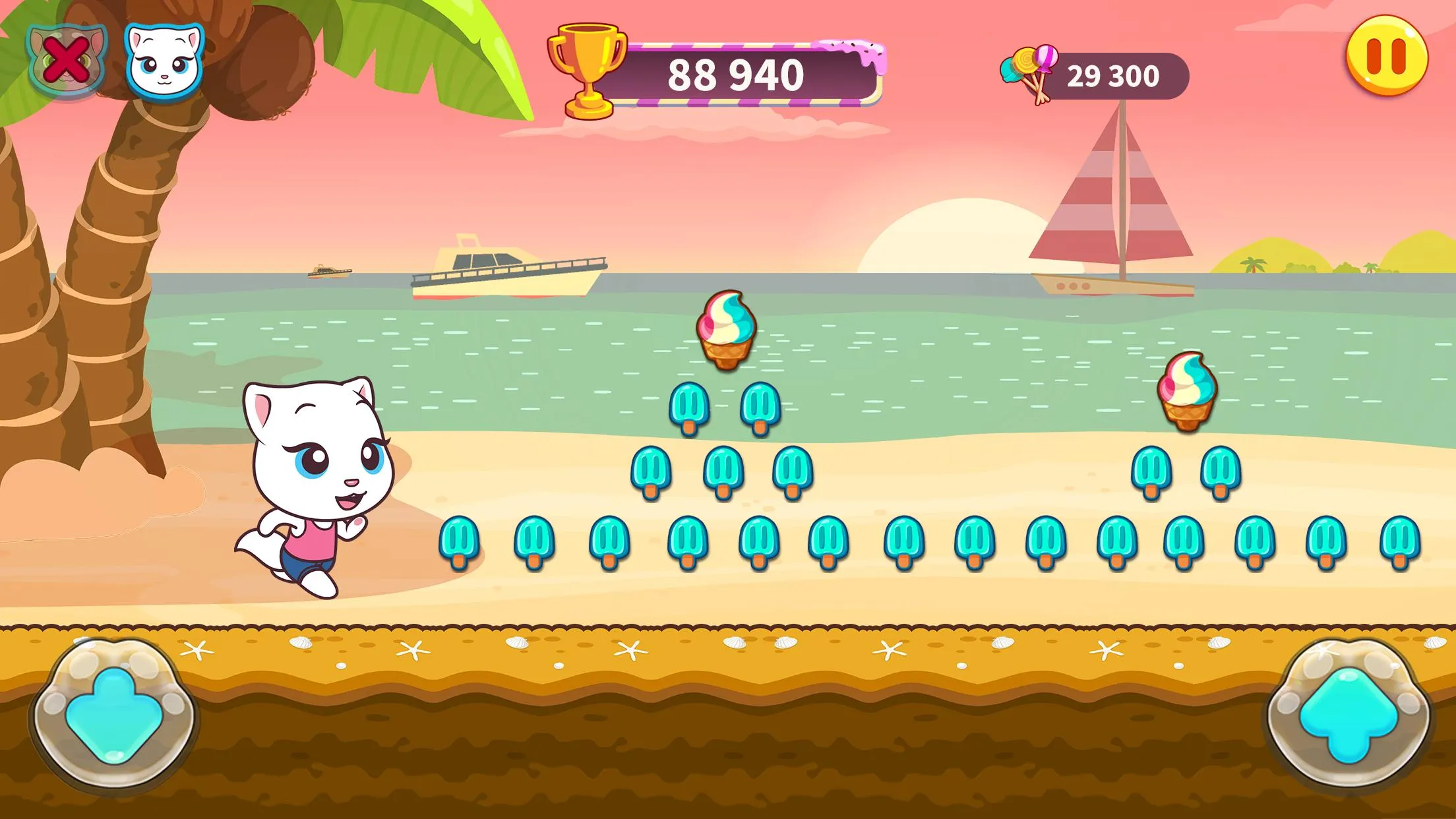 Говорящий Том: за конфетами! v1.6.2.377 APK Мод (Много денег) Screenshot 3