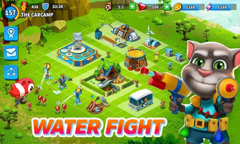 Говорящий Том: водная битва v1.8.16 APK Мод (Много денег) Screenshot 1