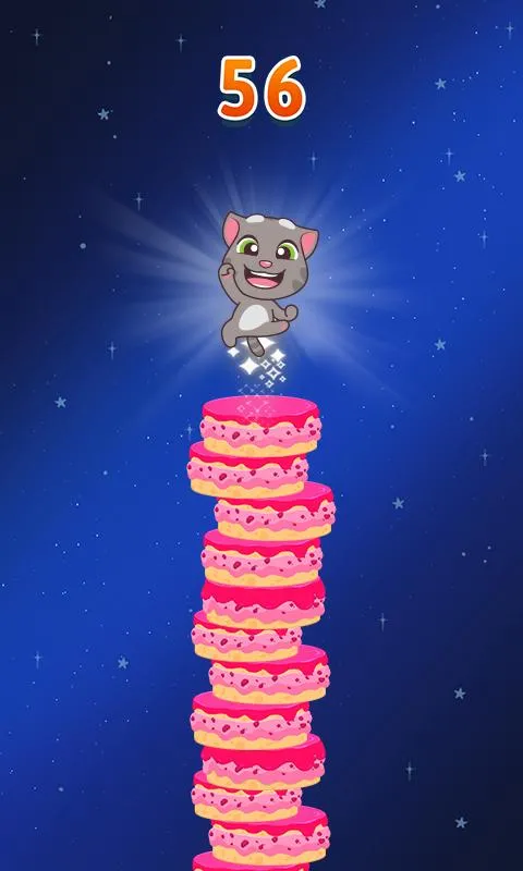 Говорящий Том: вкусная башня v1.2.6.331 APK Мод (Много денег) Screenshot 1