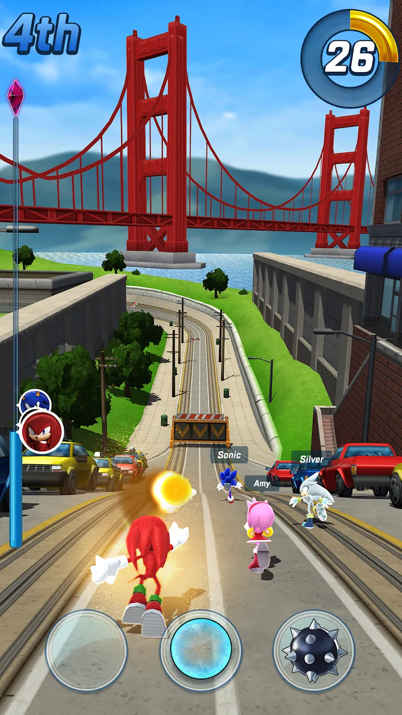Sonic Forces боевой & бег игры v7.0.1 APK Мод (Меню, Множитель скорости, Режим бога, Деньги) Screenshot 3