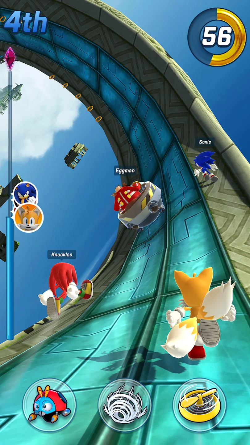 Sonic Forces боевой & бег игры v7.0.1 APK Мод (Меню, Множитель скорости, Режим бога, Деньги) Screenshot 4
