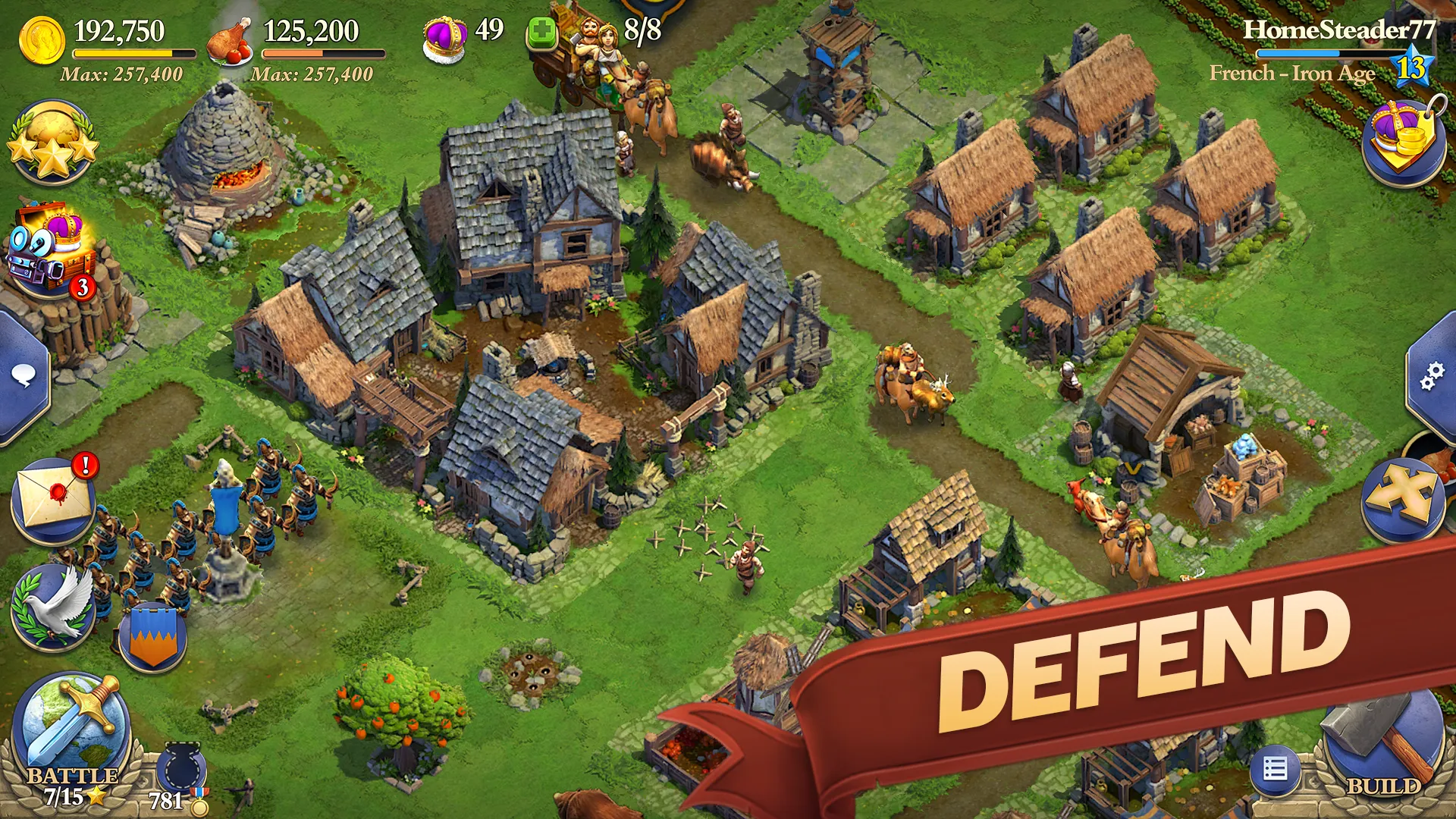 DomiNations v13.1570.1573 APK Мод (Мега Меню, Max VIP) Screenshot 3