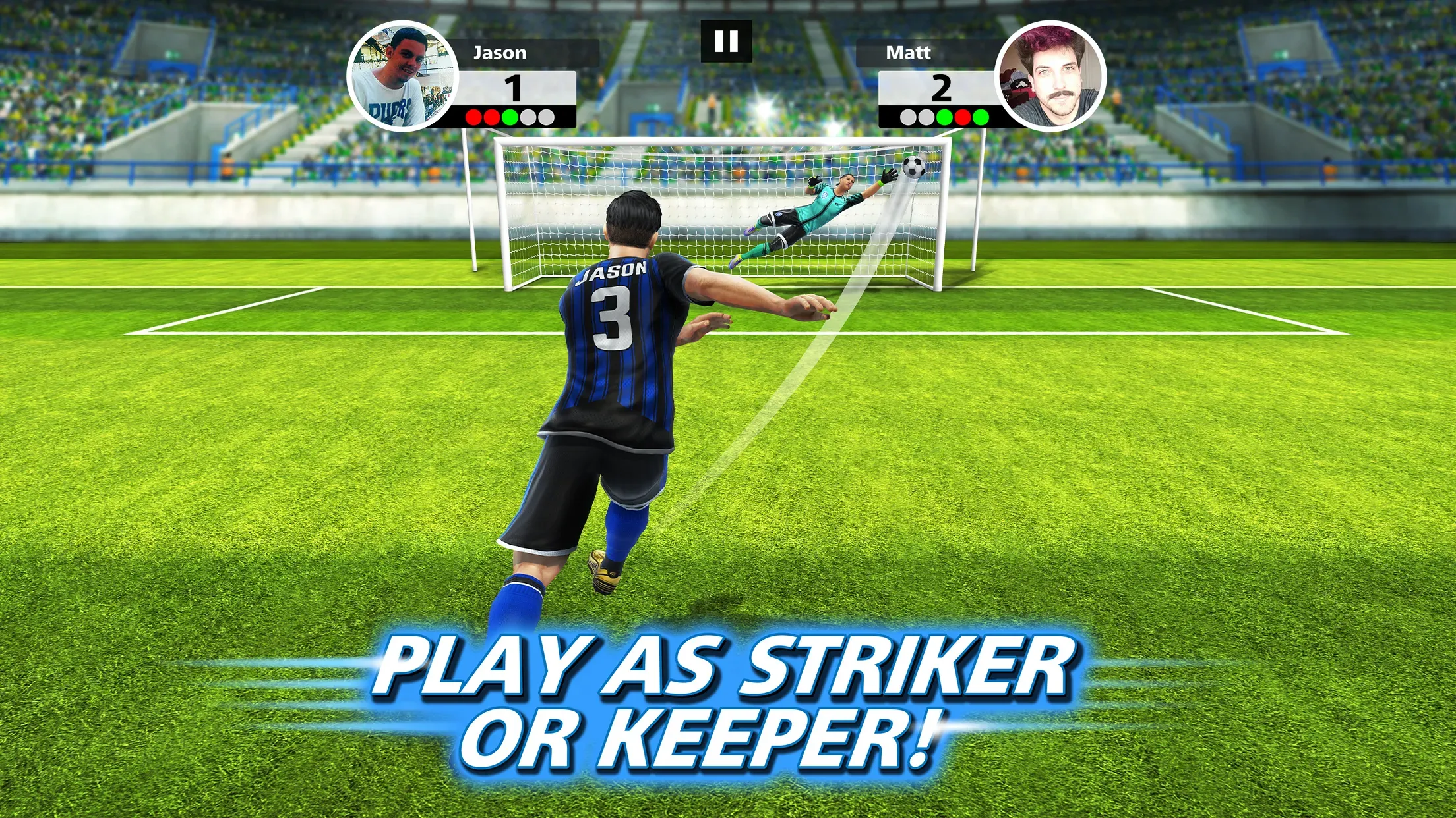 Football Strike: Online Soccer v1.60.1 APK Мод (Много денег) Screenshot 1