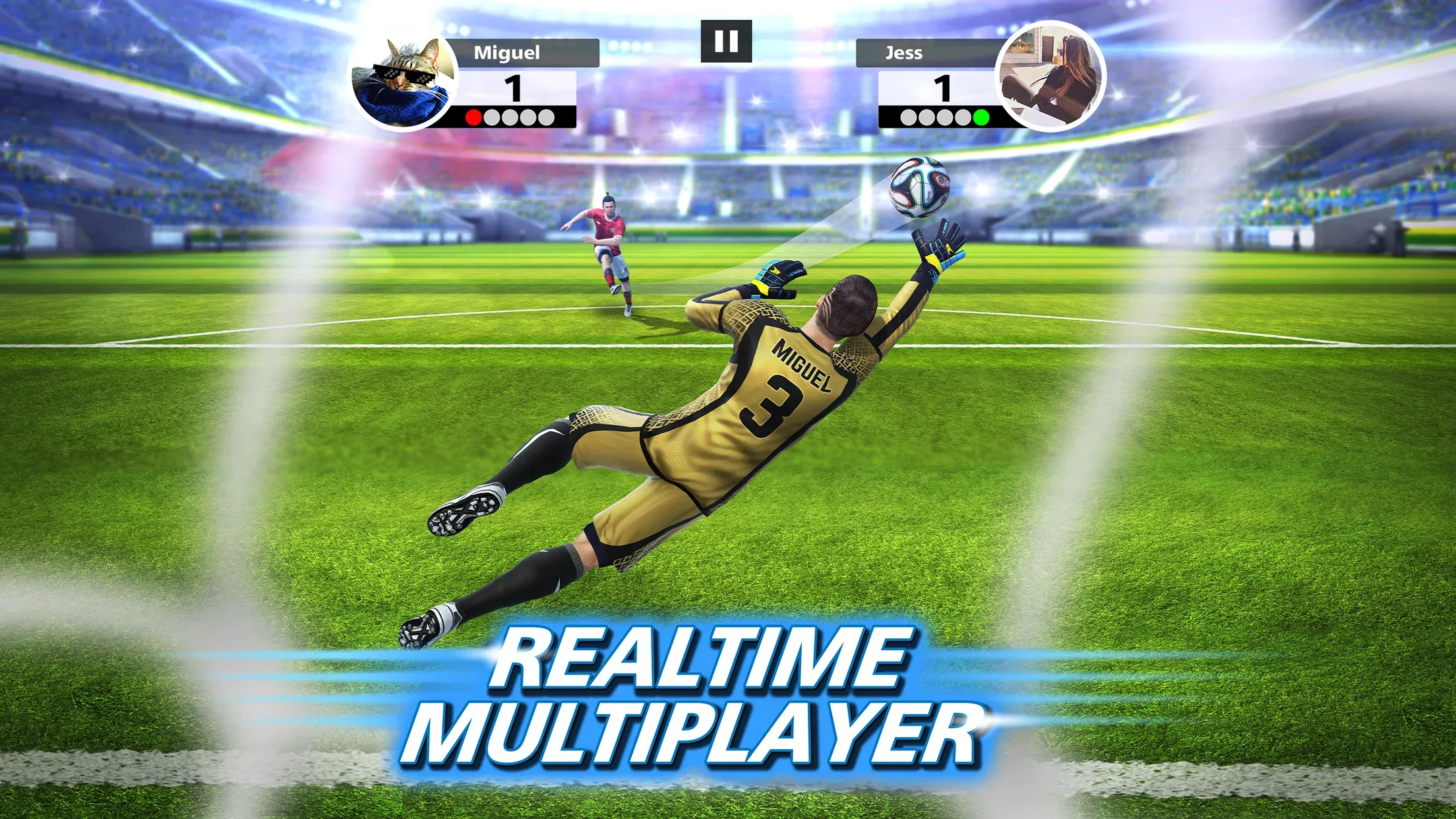 Football Strike: Online Soccer v1.60.1 APK Мод (Много денег) Screenshot 2