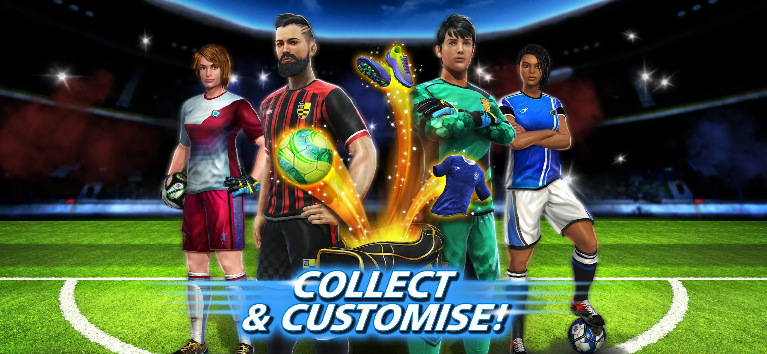Football Strike: Online Soccer v1.60.1 APK Мод (Много денег) Screenshot 4