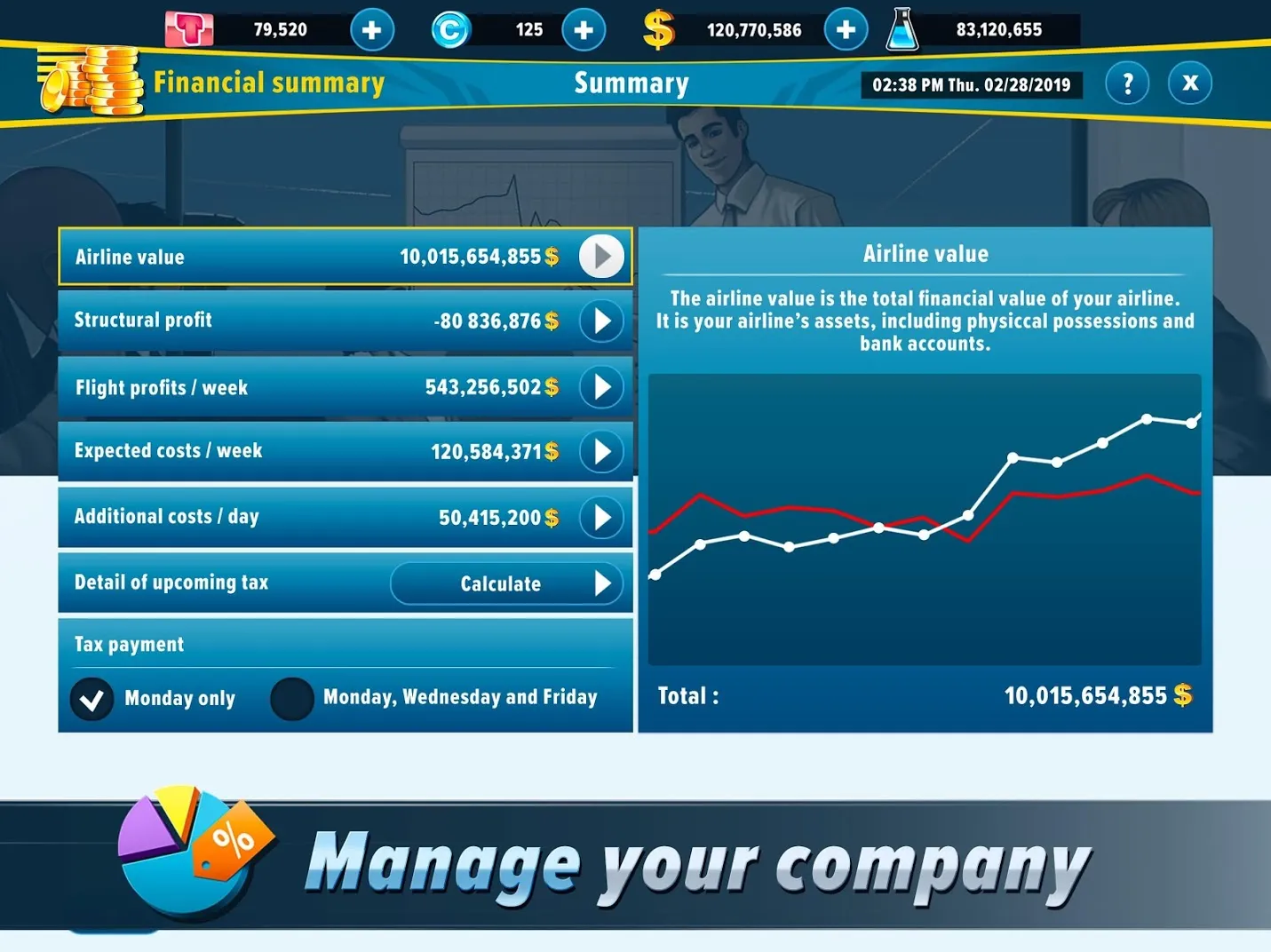 Airlines Manager - Tycoon 2023 Screenshot 5