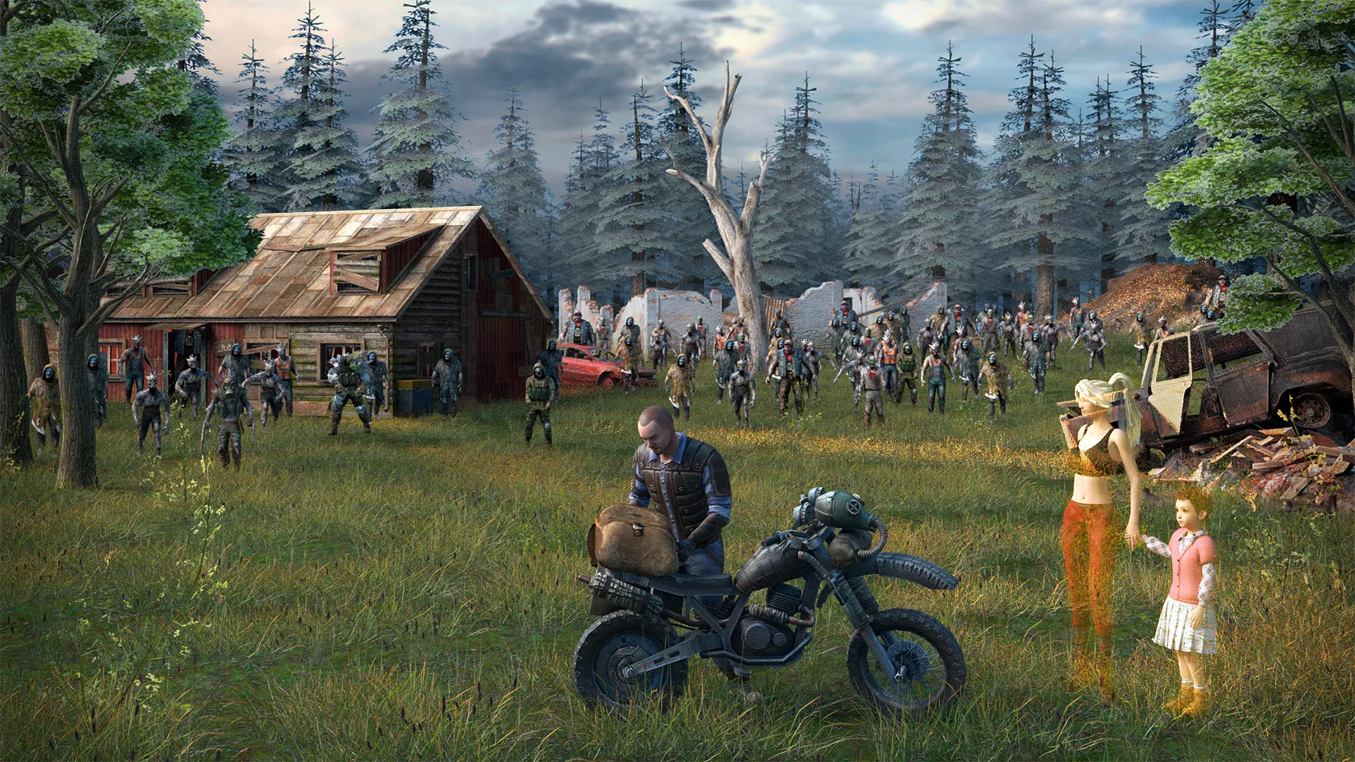 Dawn of Zombies: Survival v2.275 APK Мод (Меню, Бесплатный крафт, Максимальный уровень) Screenshot 1