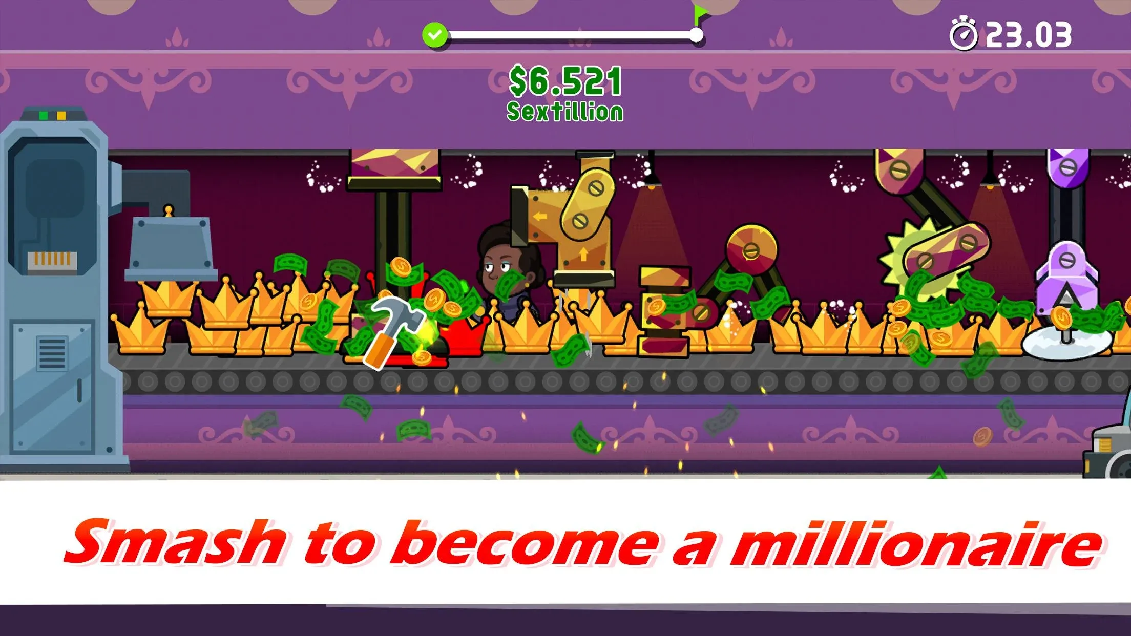Factory Inc. v2.3.82 APK Мод (Много денег) Screenshot 4