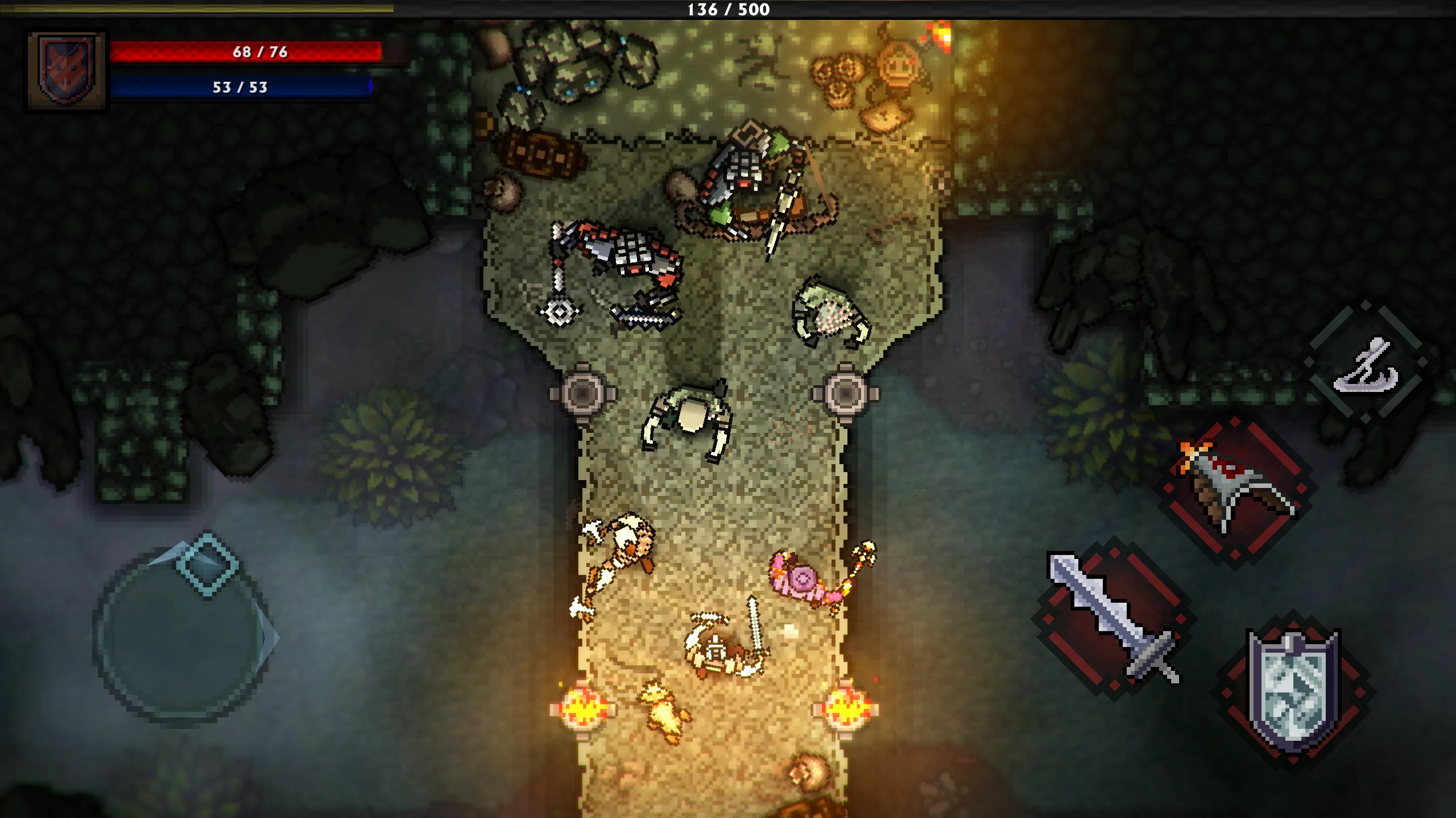 Pocket Rogues: Ultimate v1.38.2 APK Мод (Меню, Режим бога, Один удар, Много денег) Screenshot 1