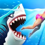 Скачать мод Hungry Shark World Мод (Много денег) на Андроид