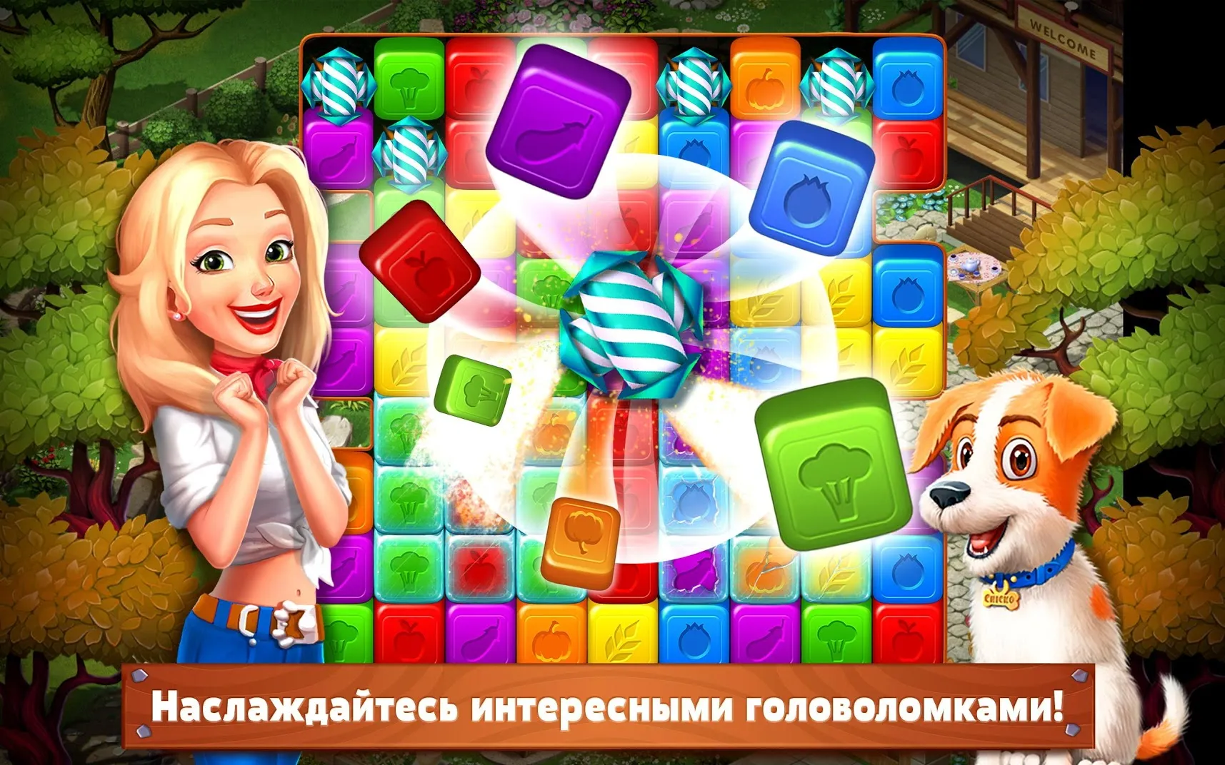 Rancho Blast: Family Story [мод: много жизней] Screenshot 3
