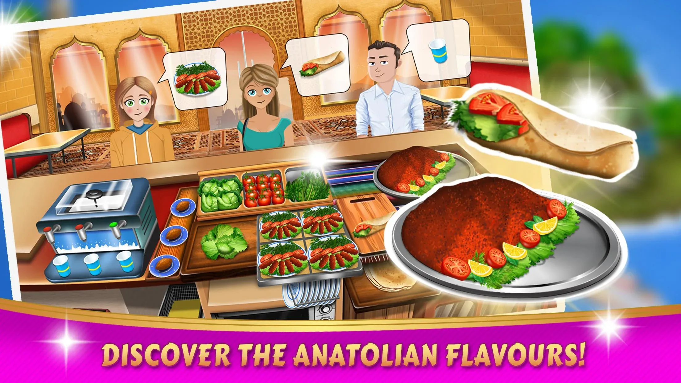 Kebab World - кулинарная игра v3.0.7 APK Мод (Много денег) Screenshot 1 Kebab World - кулинарная игра v3.0.7 APK Мод (Много денег) Screenshot 1